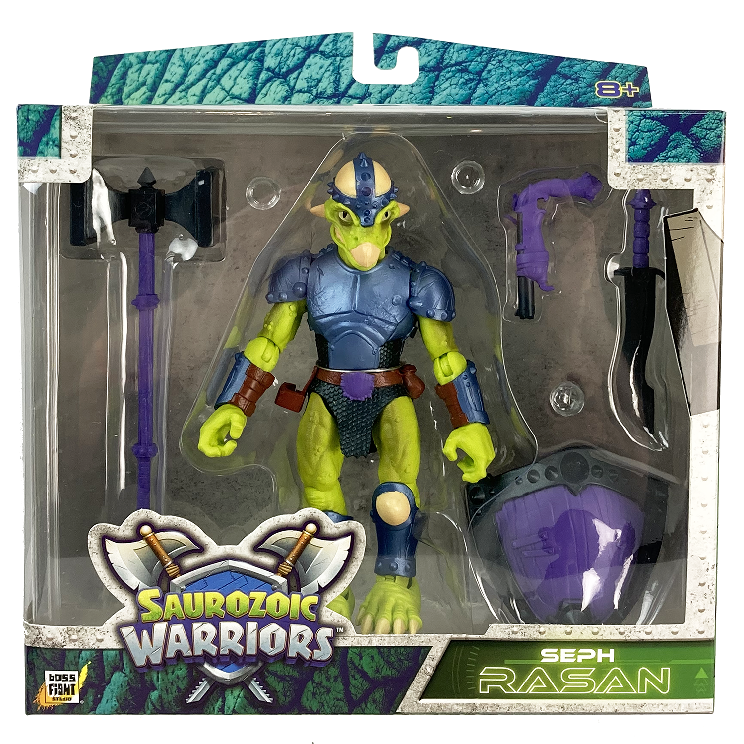 Saurozoic Warriors Action Figure: Seph Rasan