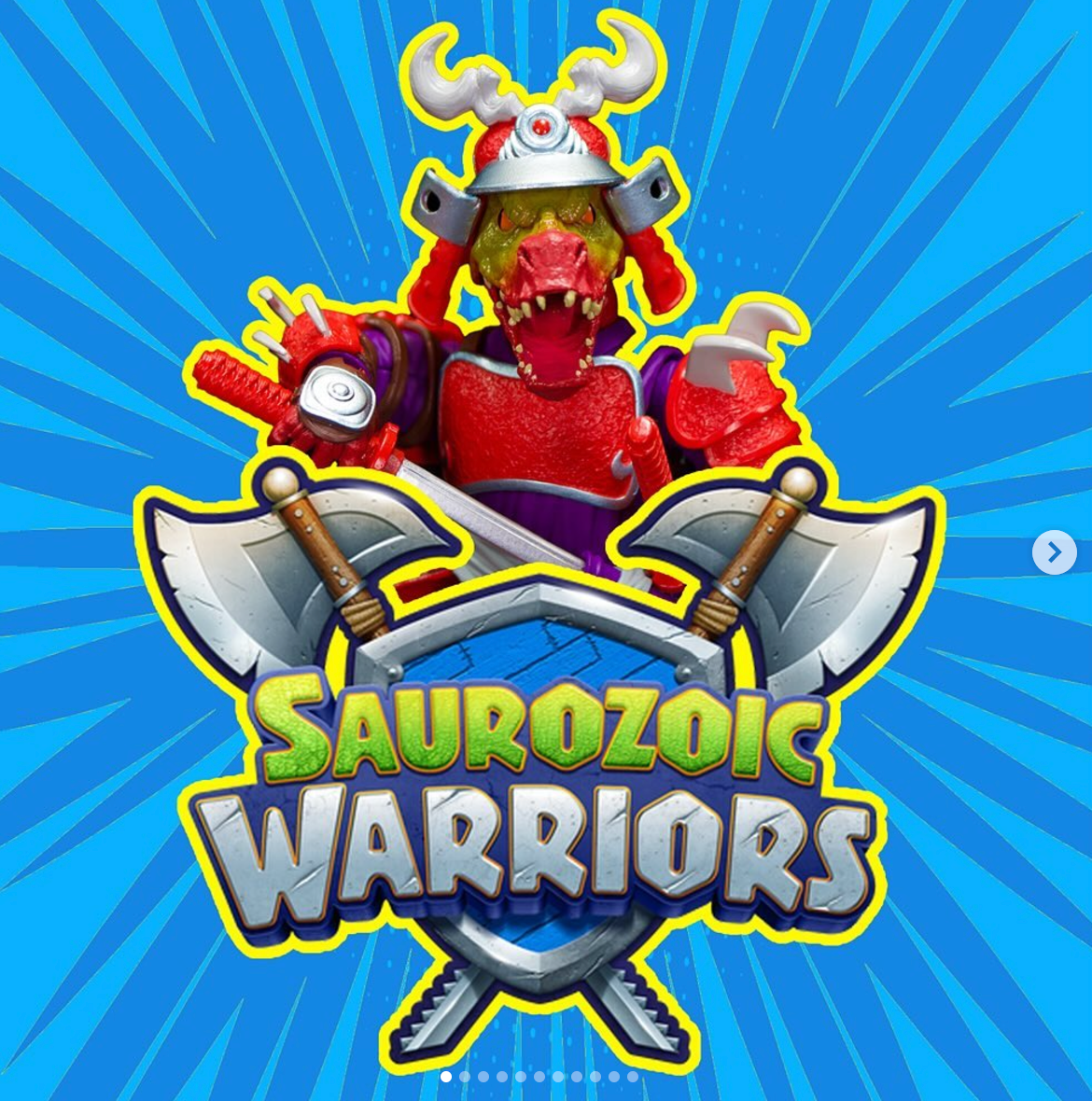 Saurozoic Warriors Action Figure: Sokudo Legion Raptor / Samurai