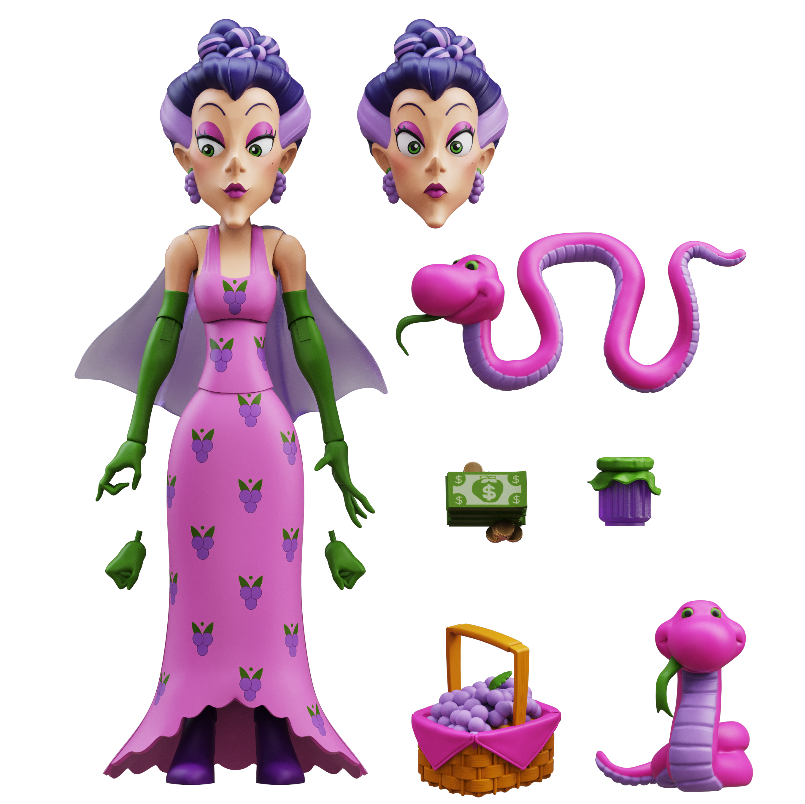 Strawberry Shortcake Deluxe Action Figure: Sour Grapes