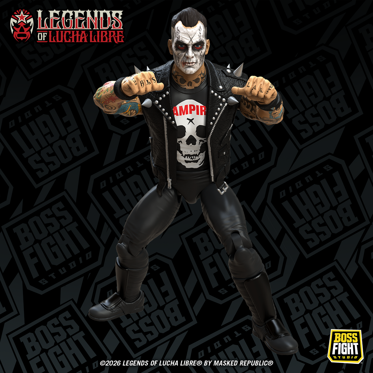 Legends of Lucha Libre Fanaticos : Vampiro Coffin Box Resurrected