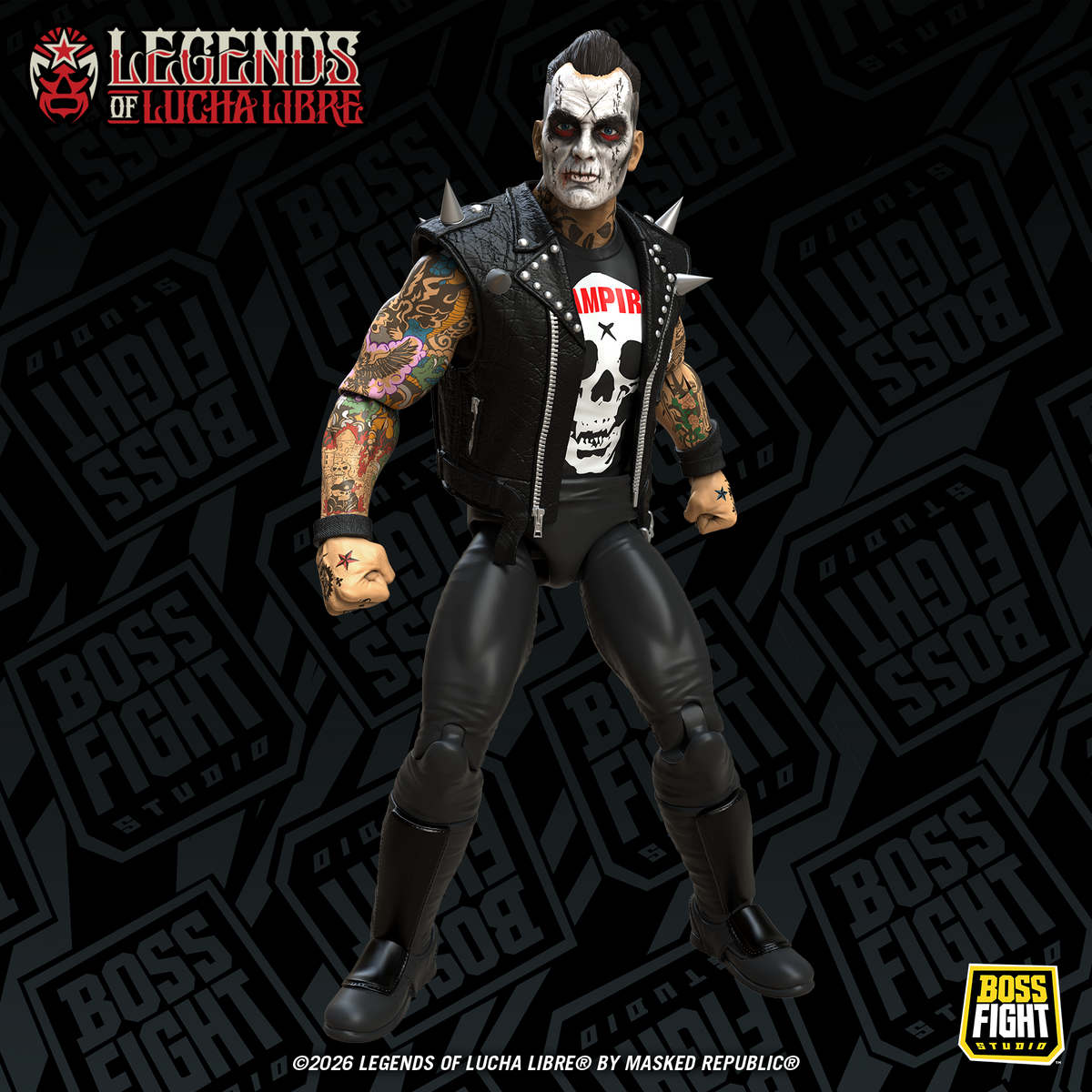 Legends of Lucha Libre Fanaticos : Vampiro Coffin Box Resurrected