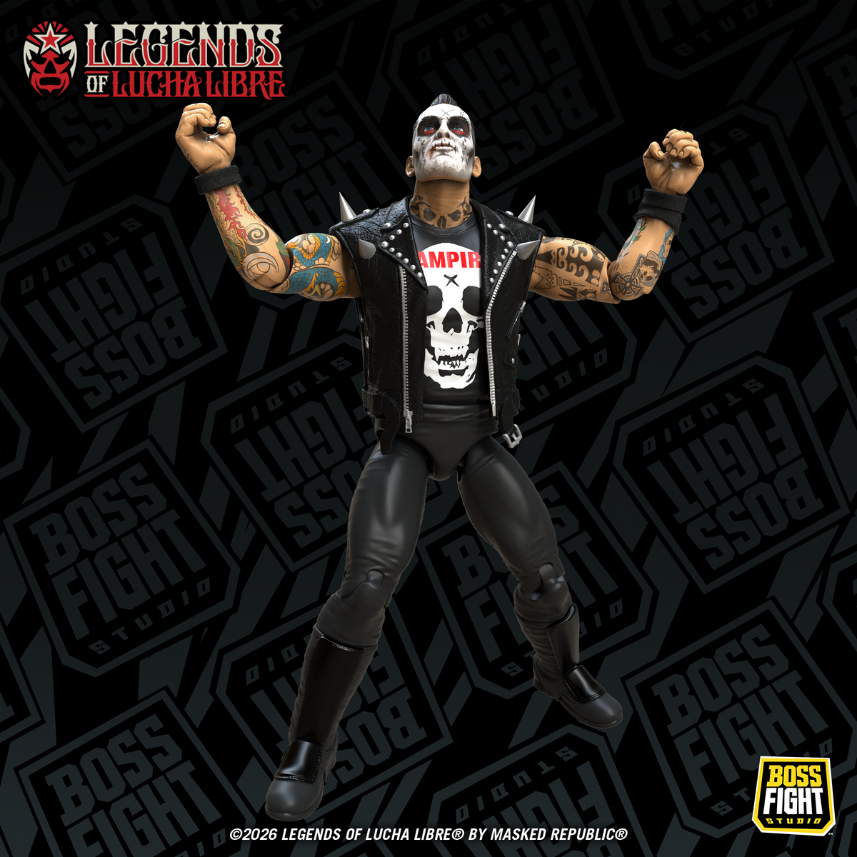 Legends of Lucha Libre Fanaticos : Vampiro Coffin Box Resurrected