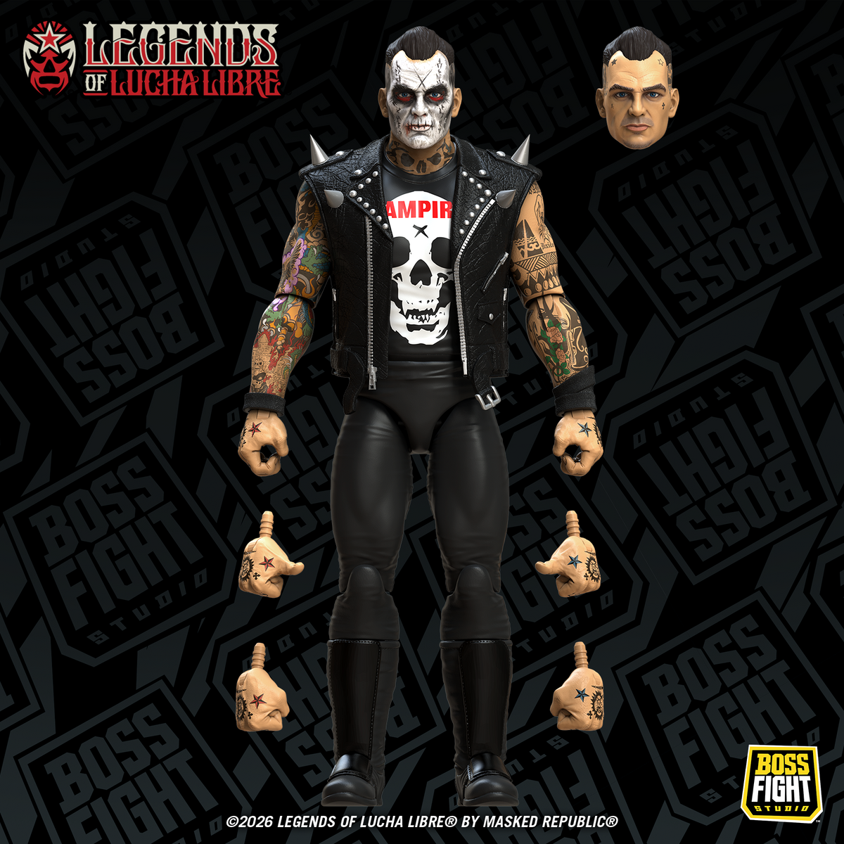 Legends of Lucha Libre Fanaticos : Vampiro Coffin Box Resurrected