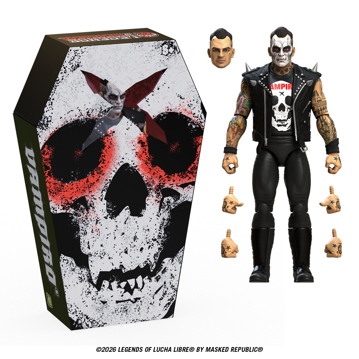 Legends of Lucha Libre Fanaticos : Vampiro Coffin Box Resurrected