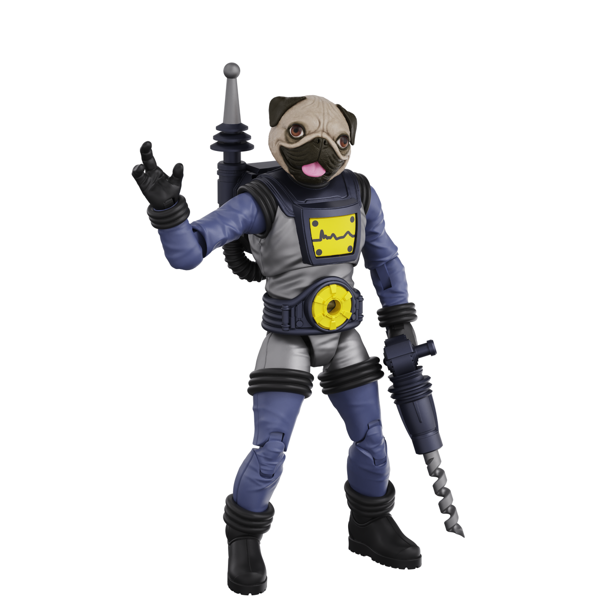 Hero H.A.C.K.S. Core Wave 1 Action Figure - Zarko Resources Inc.: Galactic Prospectors