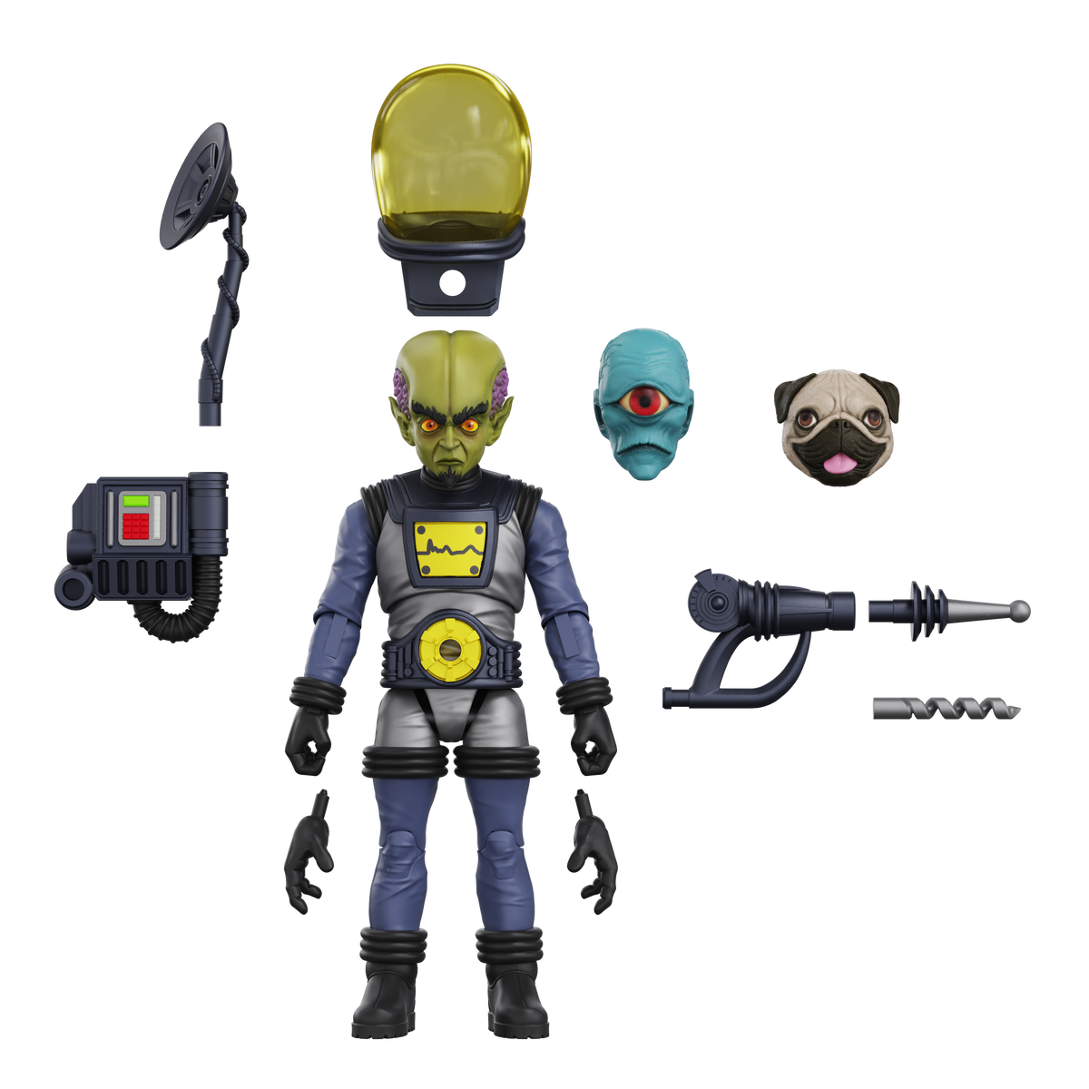 Hero H.A.C.K.S. Core Wave 1 Action Figure - Zarko Resources Inc.: Galactic Prospectors