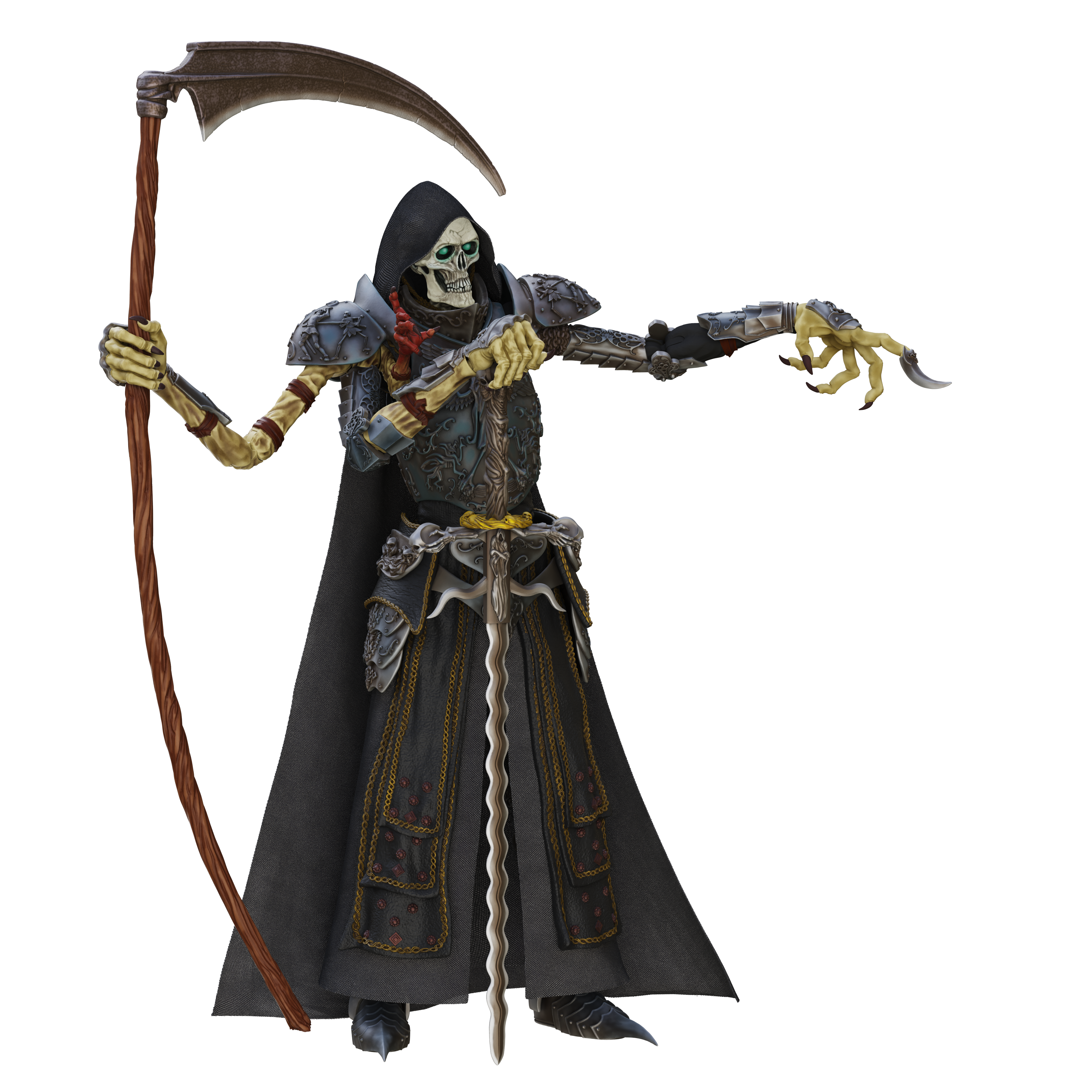 Court of the Dead 1:12th Scale Action Figure | Demithyle: The Reaper General