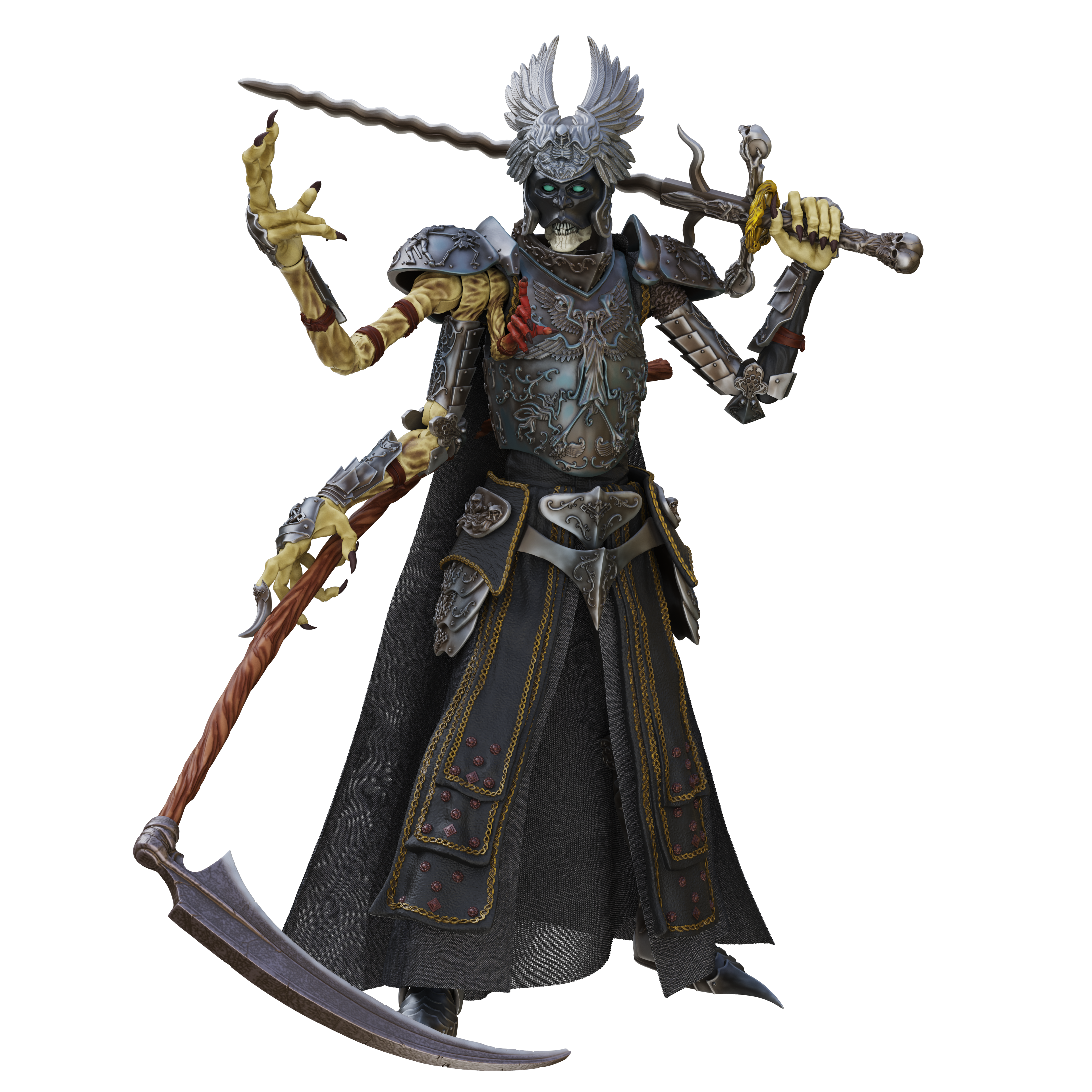 Court of the Dead 1:12th Scale Action Figure | Demithyle: The Reaper General