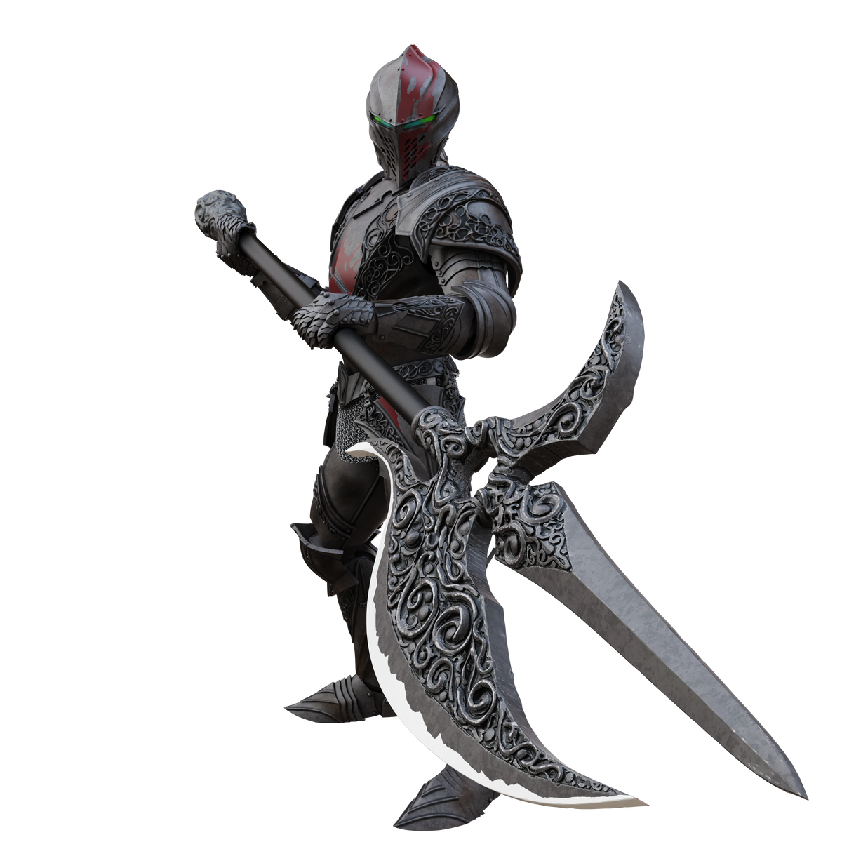 Epic H.A.C.K.S. Core 1:12 Scale Wave 2 Action Figure | Dire Knight: Enchanted Armor