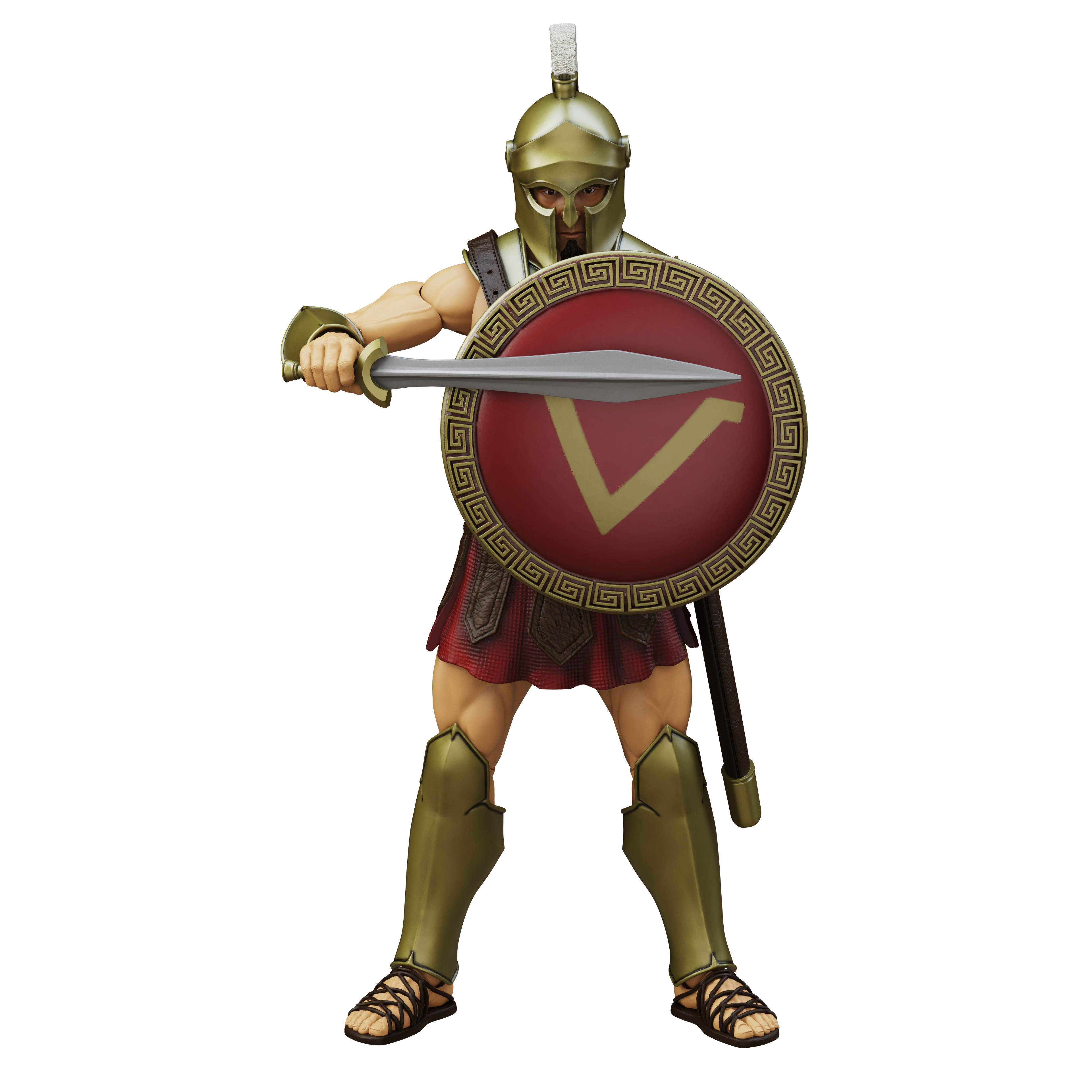 Epic H.A.C.K.S. Core 1:12 Scale Wave 2 Action Figure | Spartan Warrior: Pride of Sparta
