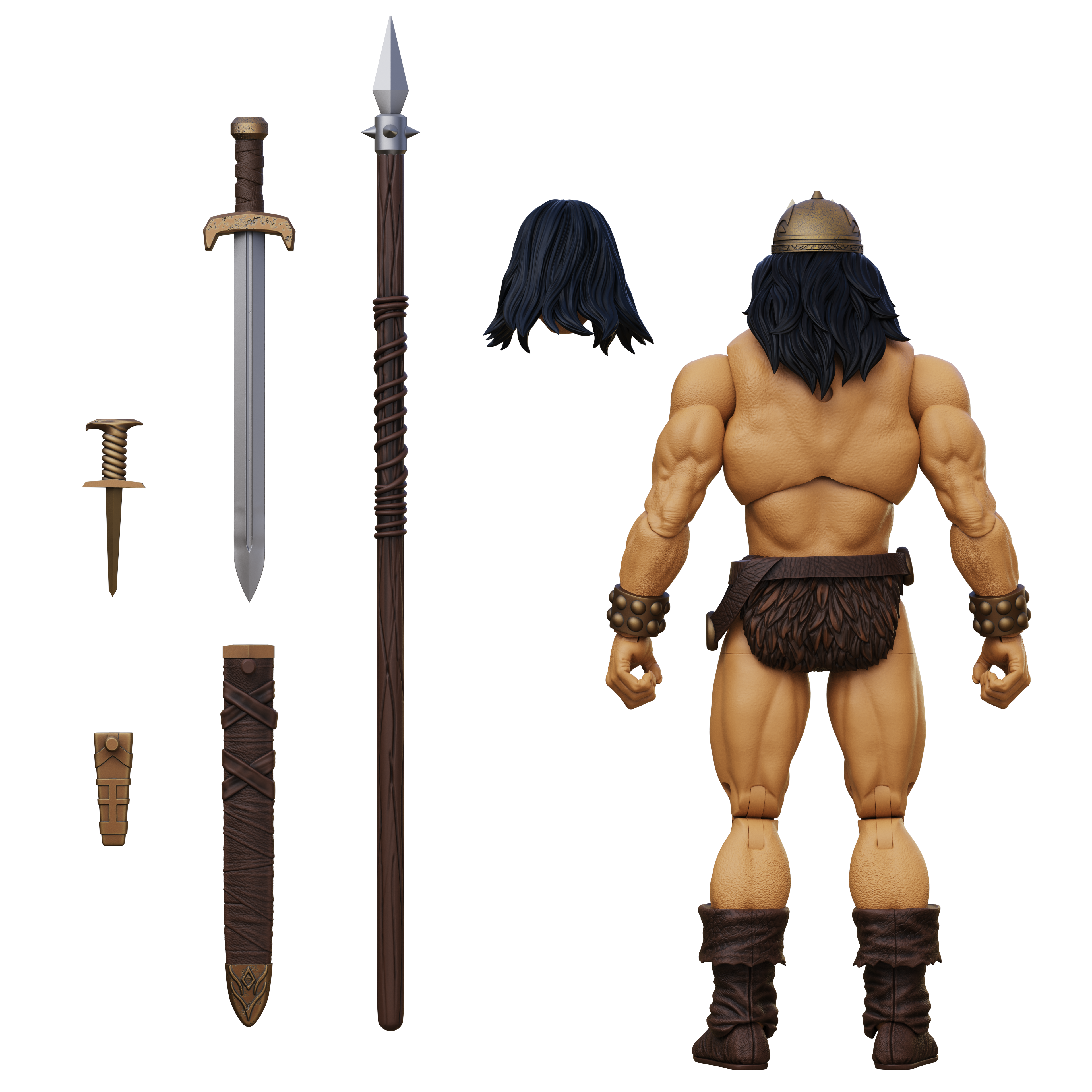 Conan the Barbarian 1:18 Scale Hero H.A.C.K.S. Action Figure