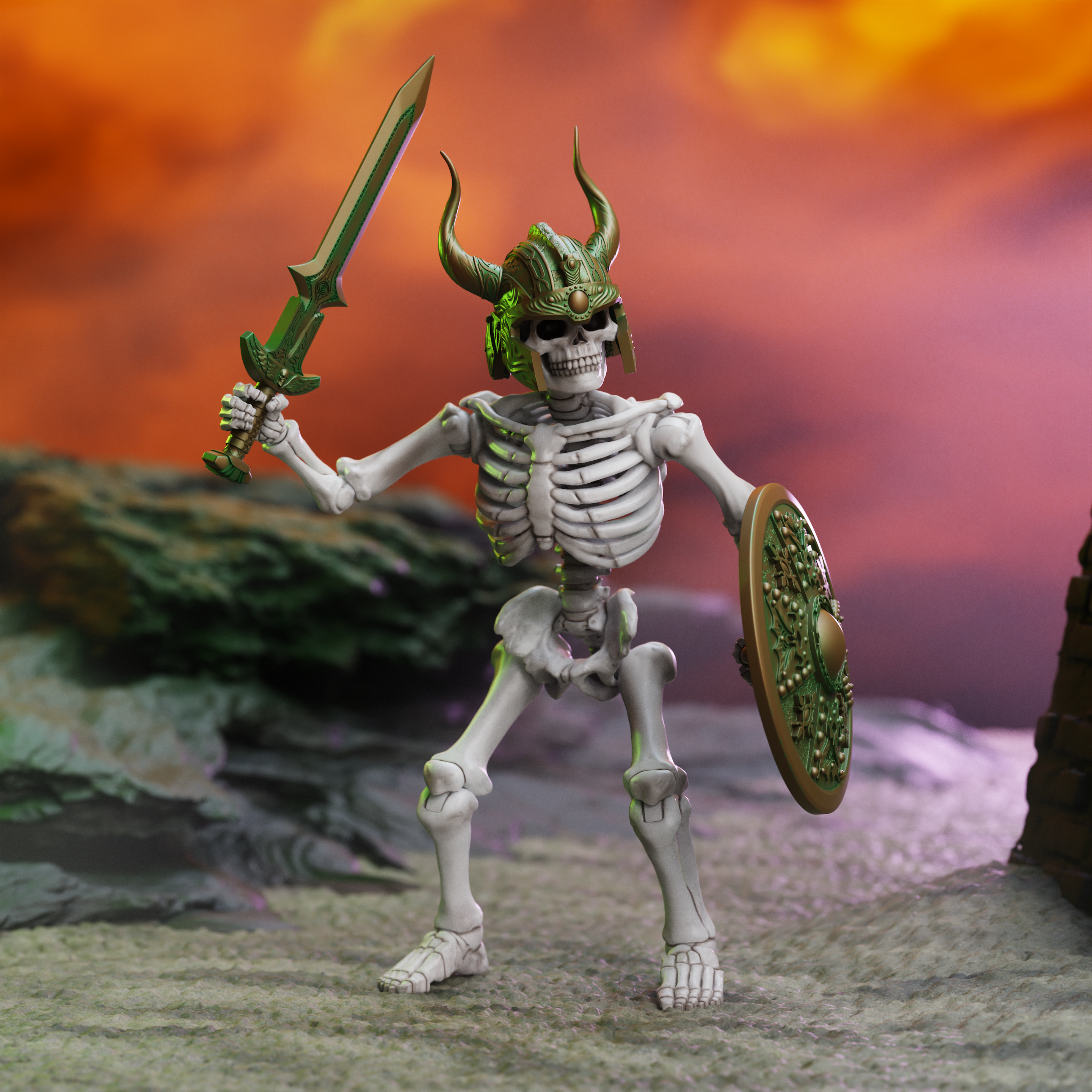 Undead Skeletal Guardian: IMMORTAL CHAMPIONS