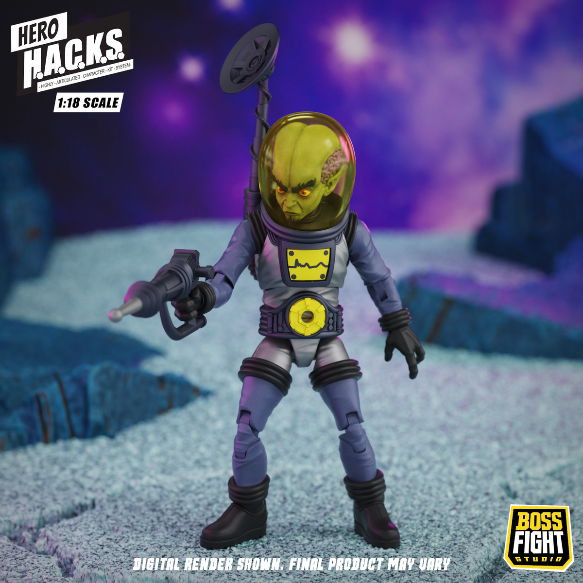Hero H.A.C.K.S. Core Wave 1 Action Figure - Zarko Resources Inc.: Galactic Prospectors