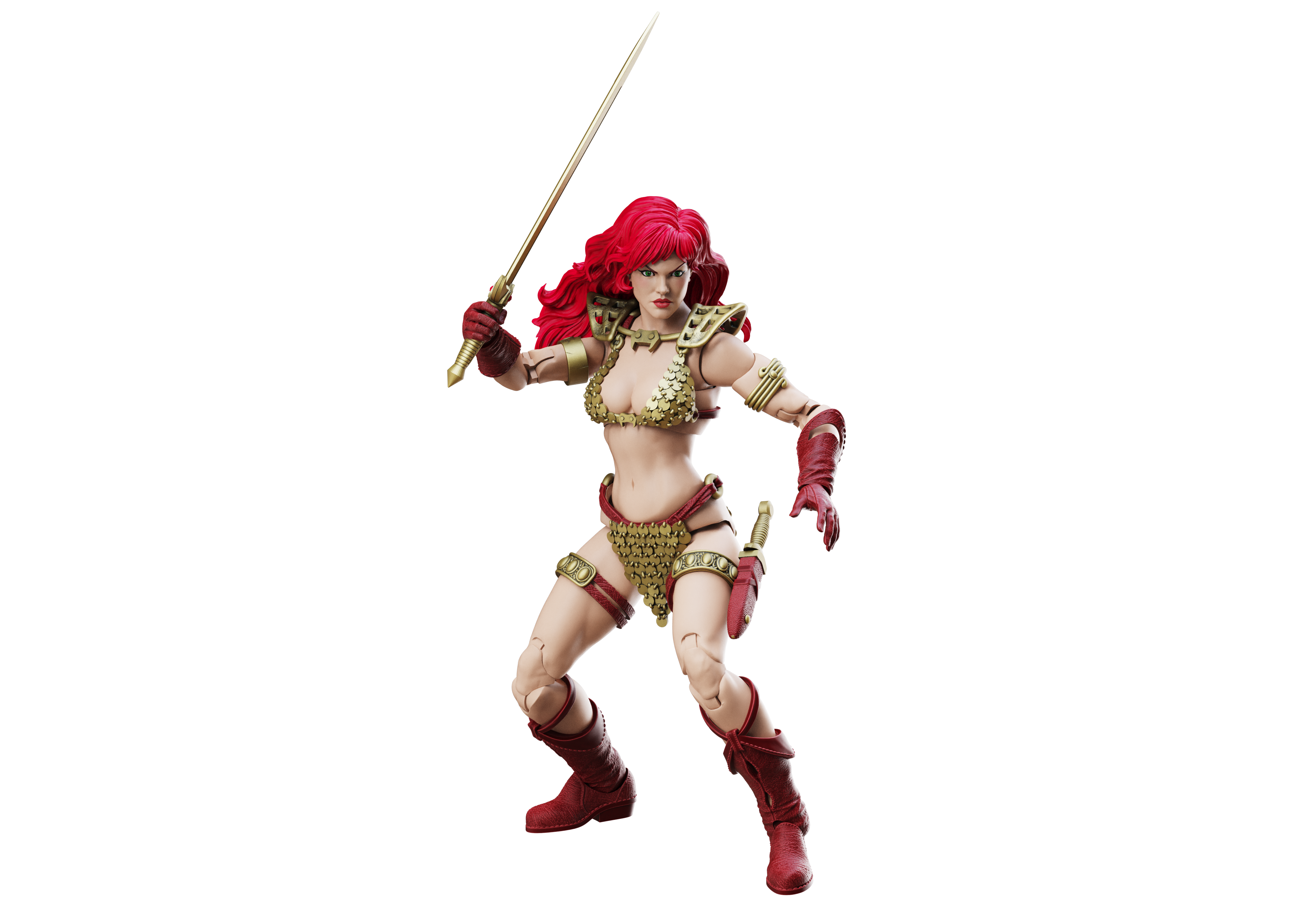 Red Sonja: Gold and Red Limited Edition 1:12 Scale Epic H.A.C.K.S. Action Figure