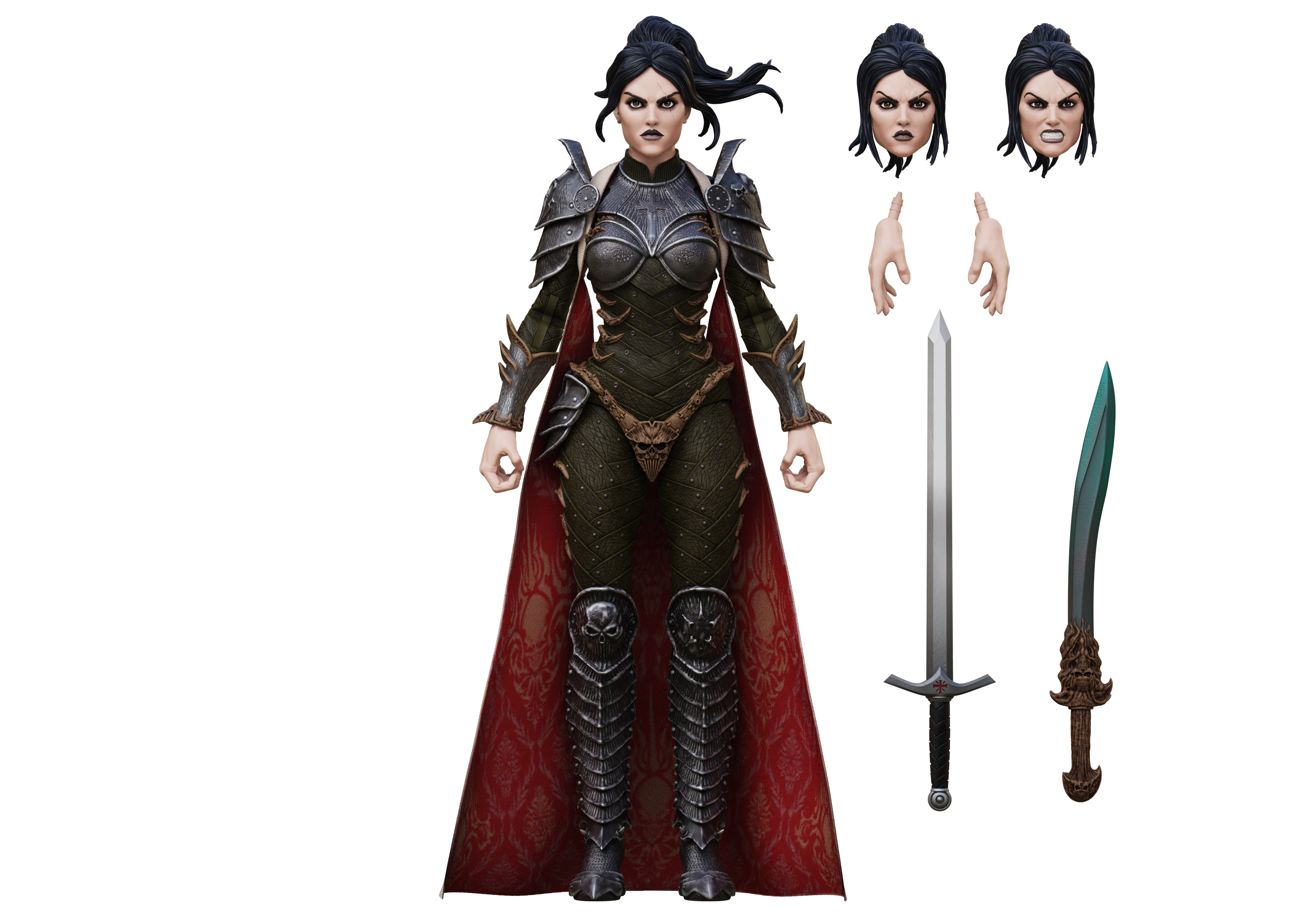 Court of the Dead 1:12th Scale Action Figure | Shard: Mortal Trespasser