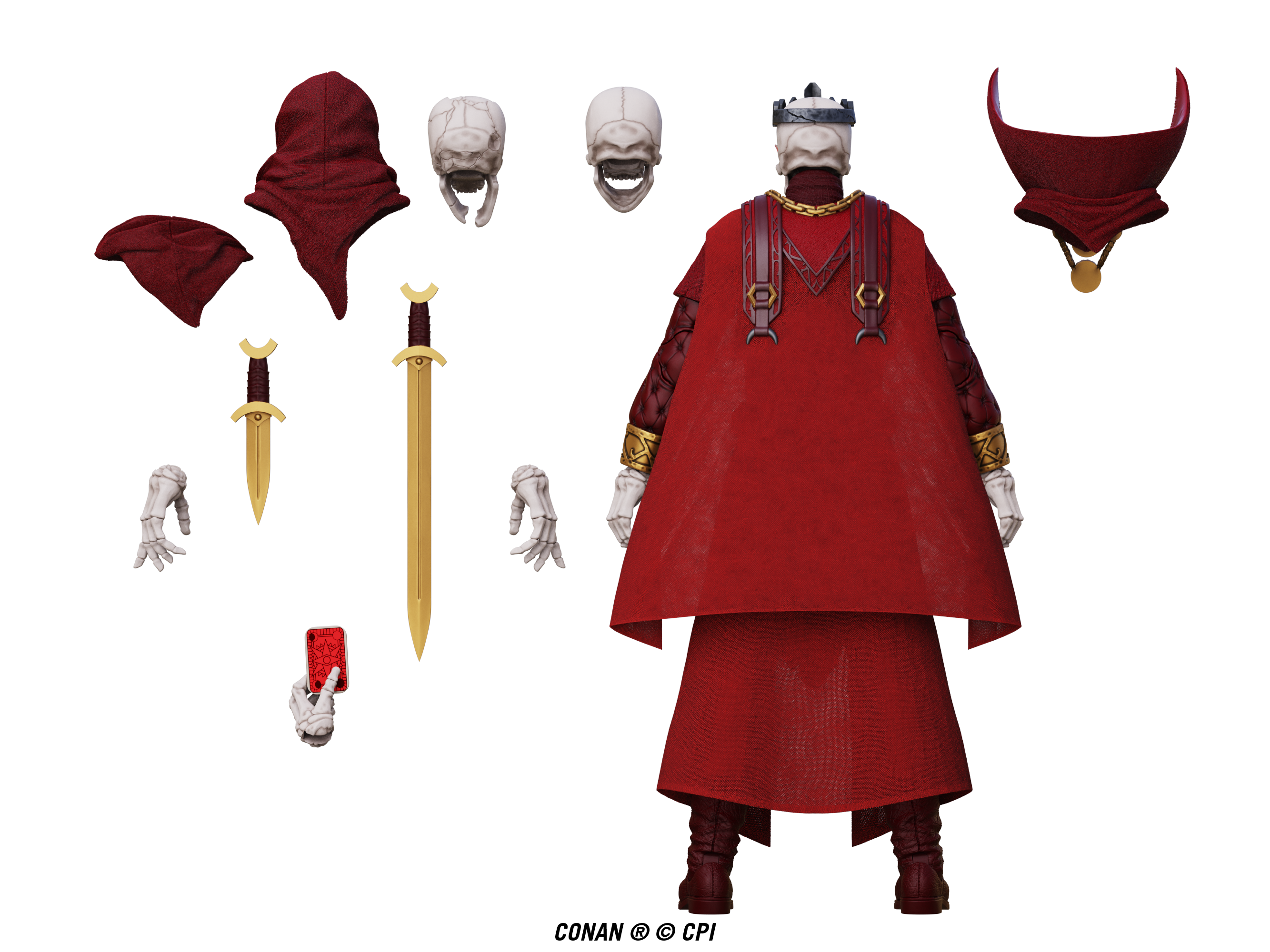 Epic H.A.C.K.S. 1:12 Conan | Thulsa Doom: Undead Sorcerer