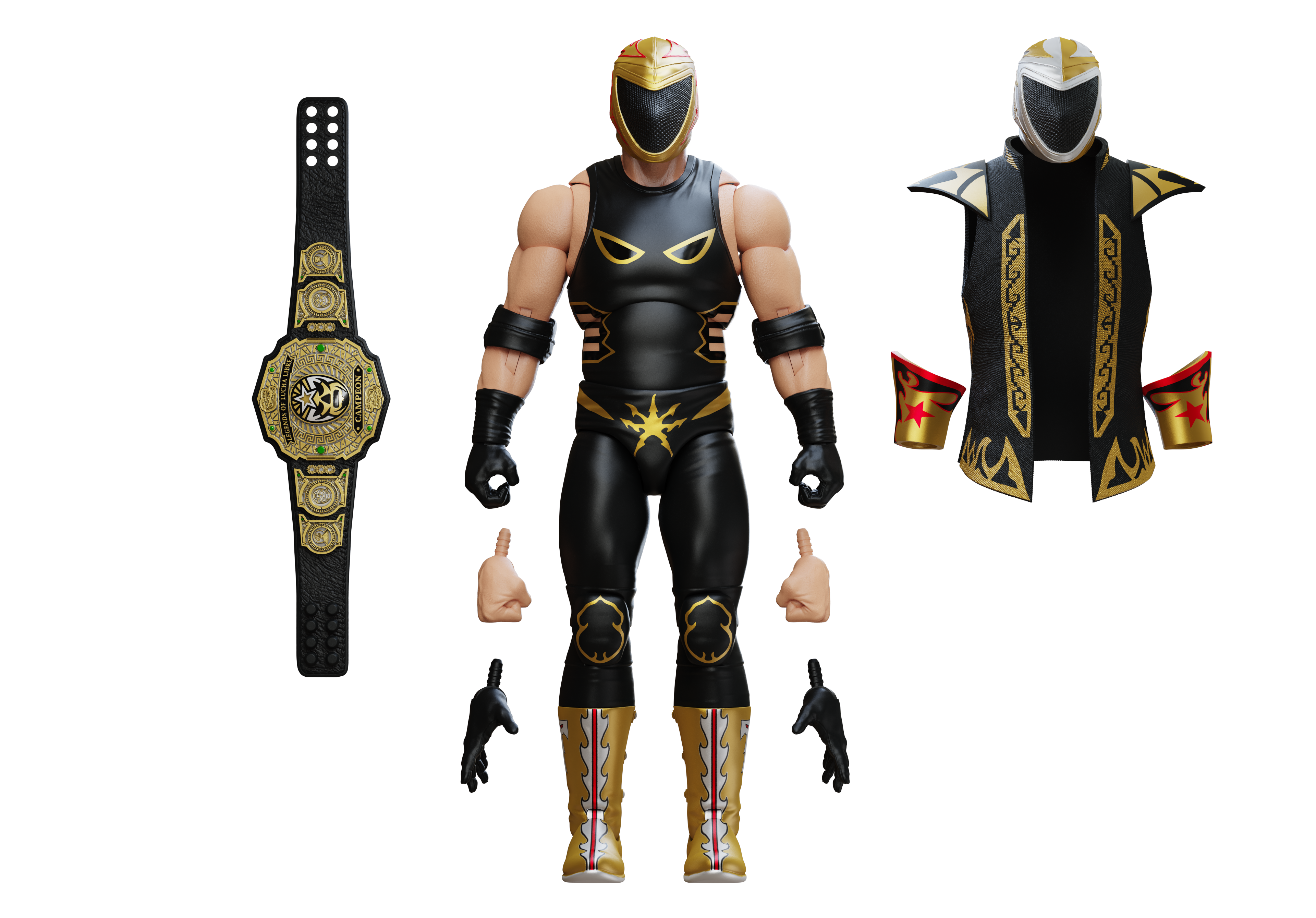 Legends of Lucha Libre Premium Action Figure: Tinieblas Jr.