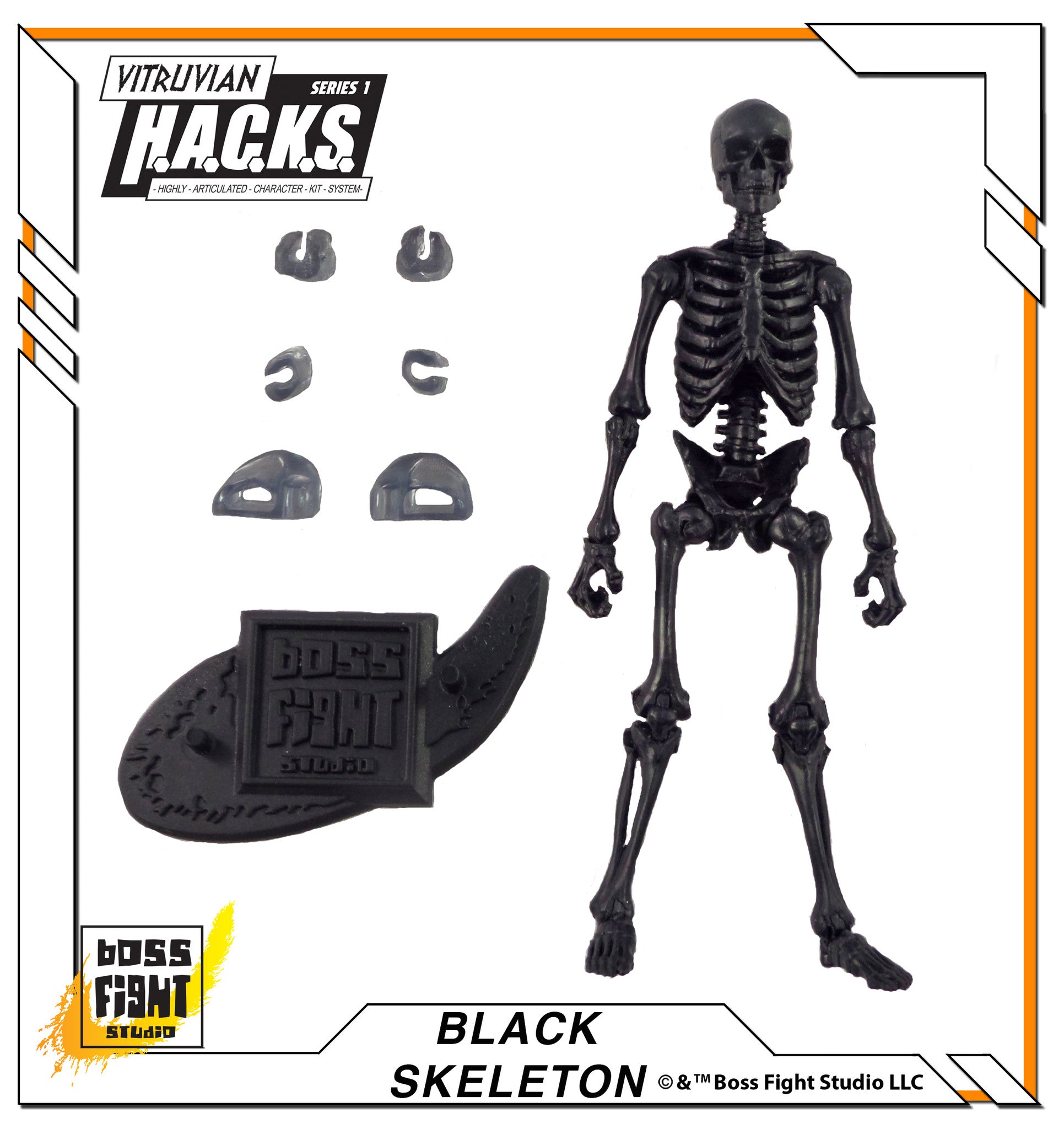 Vitruvian H.A.C.K.S. Action Figure: Skeleton Blank