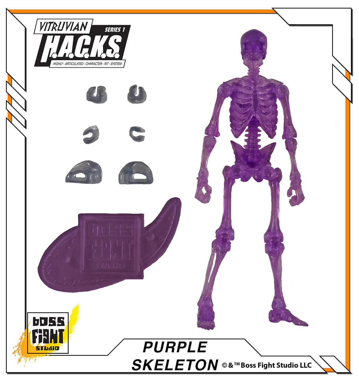 Vitruvian H.A.C.K.S. Action Figure: Skeleton Blank