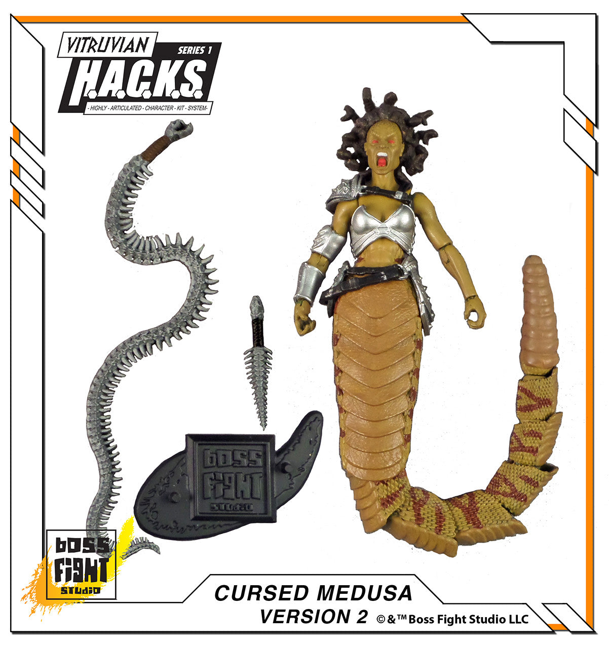 Vitruvian H A C K S Action Figure Cursed Medusa Version 2 Boss vitruvian-h-a-c-k-s-action-figure-cursed-medusa-version-2-boss