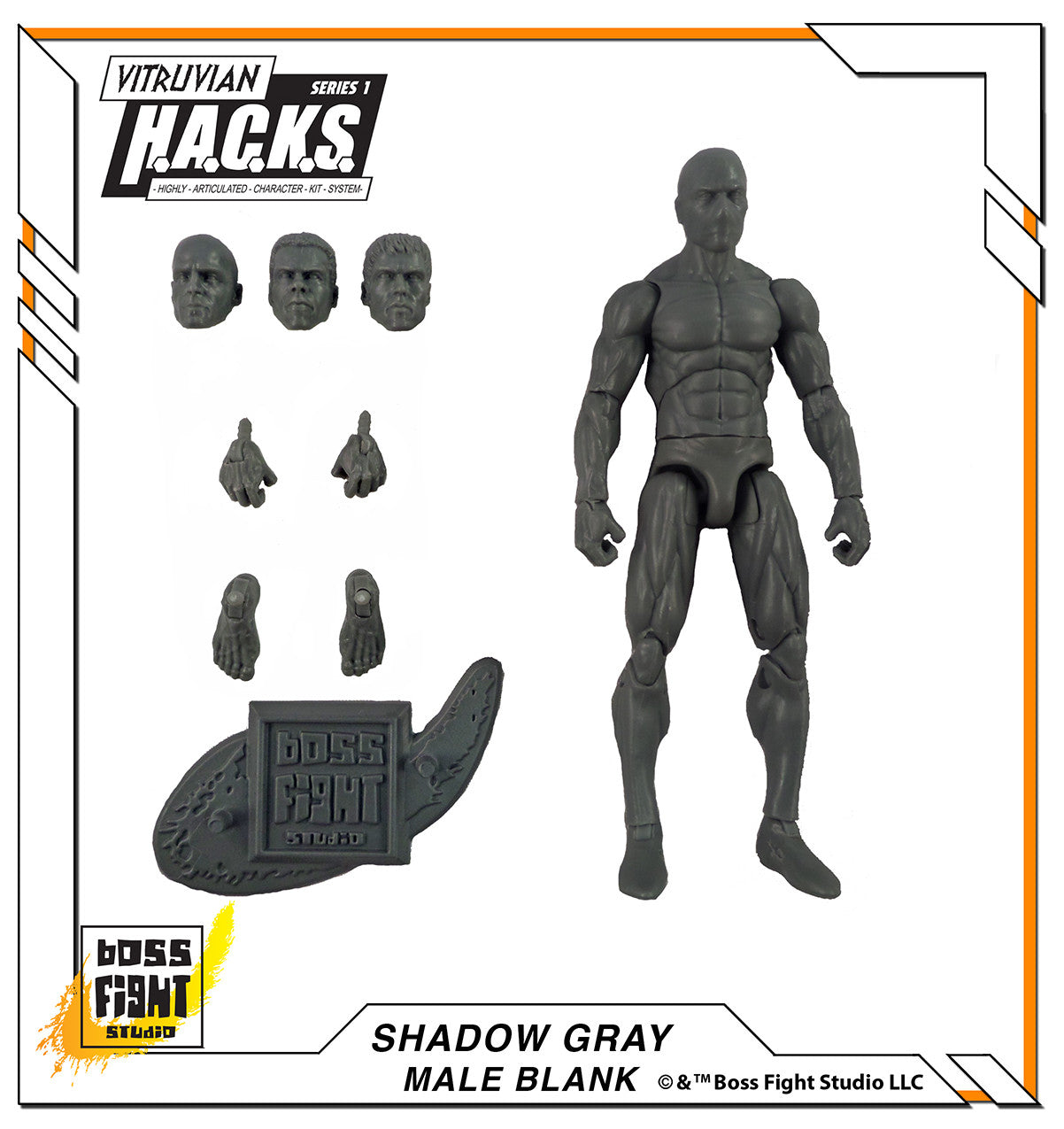 Vitruvian H.A.C.K.S. Action Figure Blank - Male Body