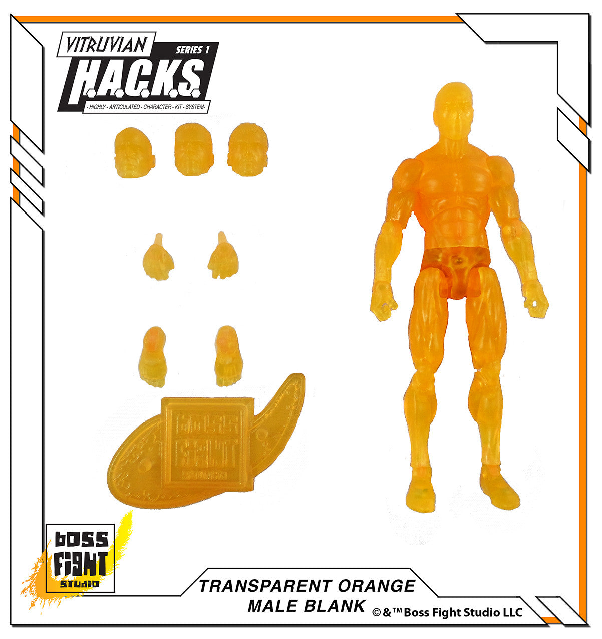 Vitruvian H.A.C.K.S. Action Figure Blank - Male Body