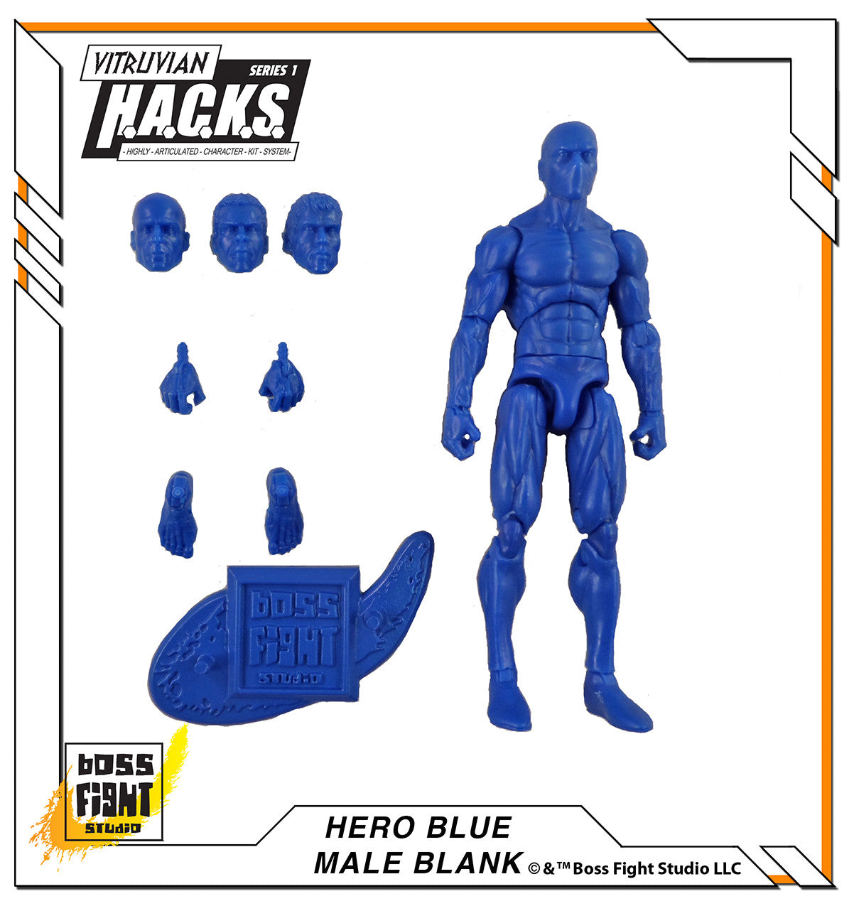 Vitruvian H.A.C.K.S. Action Figure Blank - Male Body