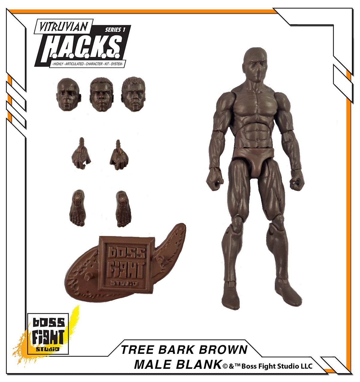 Vitruvian H.A.C.K.S. Action Figure Blank - Male Body
