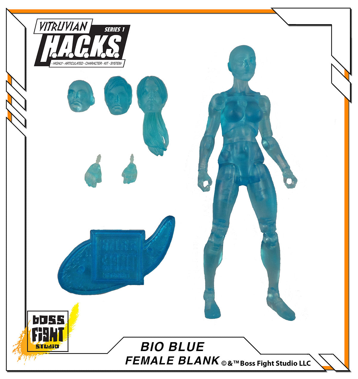 Vitruvian H.A.C.K.S. Action Figure Blank - Female Body