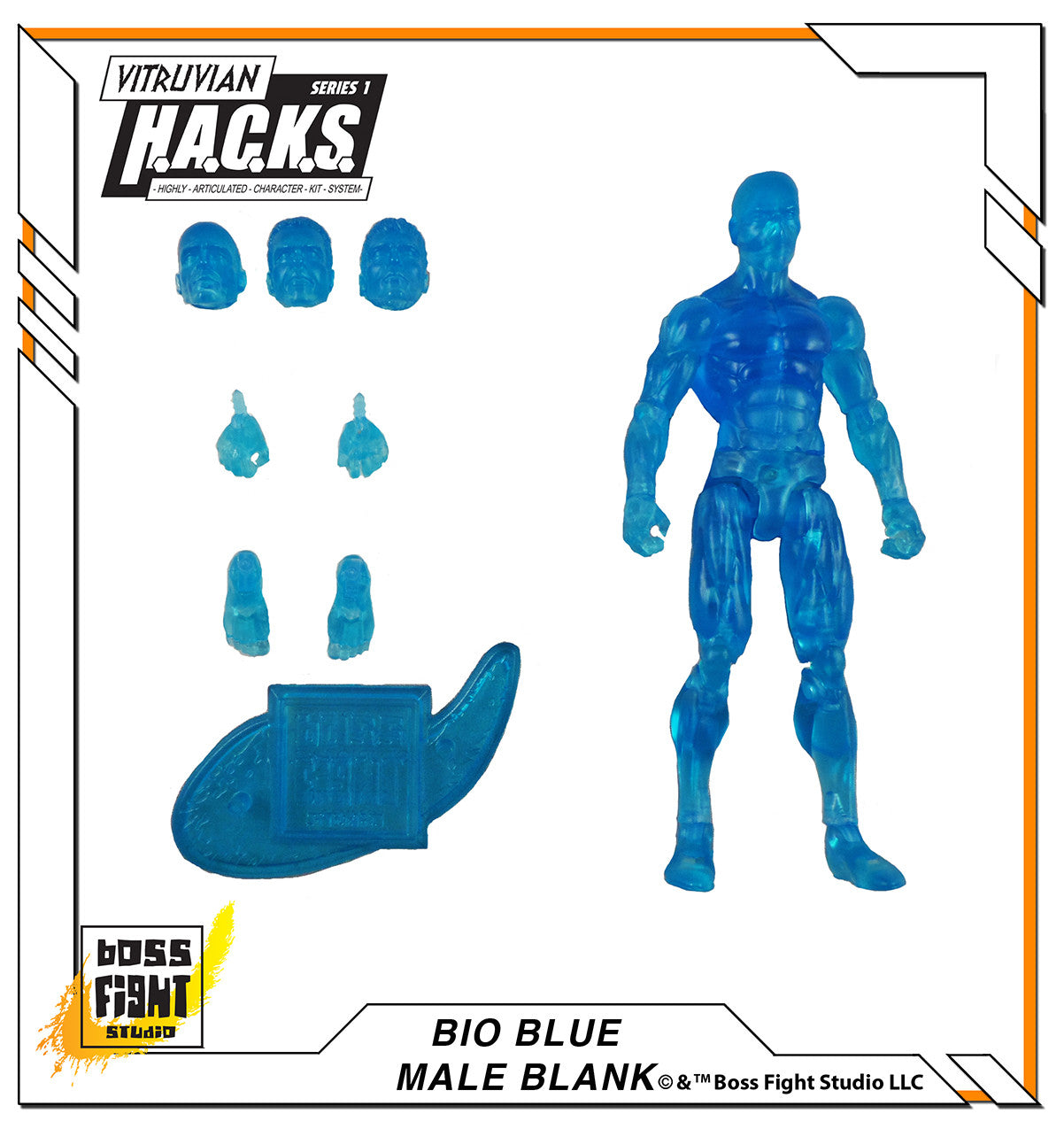 Vitruvian H.A.C.K.S. Action Figure Blank - Male Body