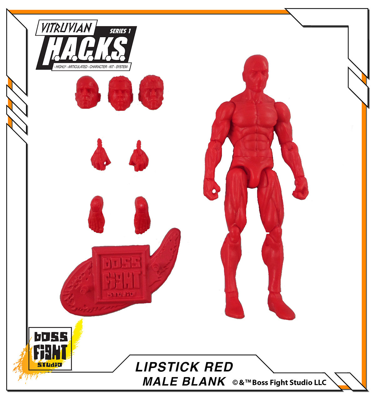 Vitruvian H.A.C.K.S. Action Figure Blank - Male Body