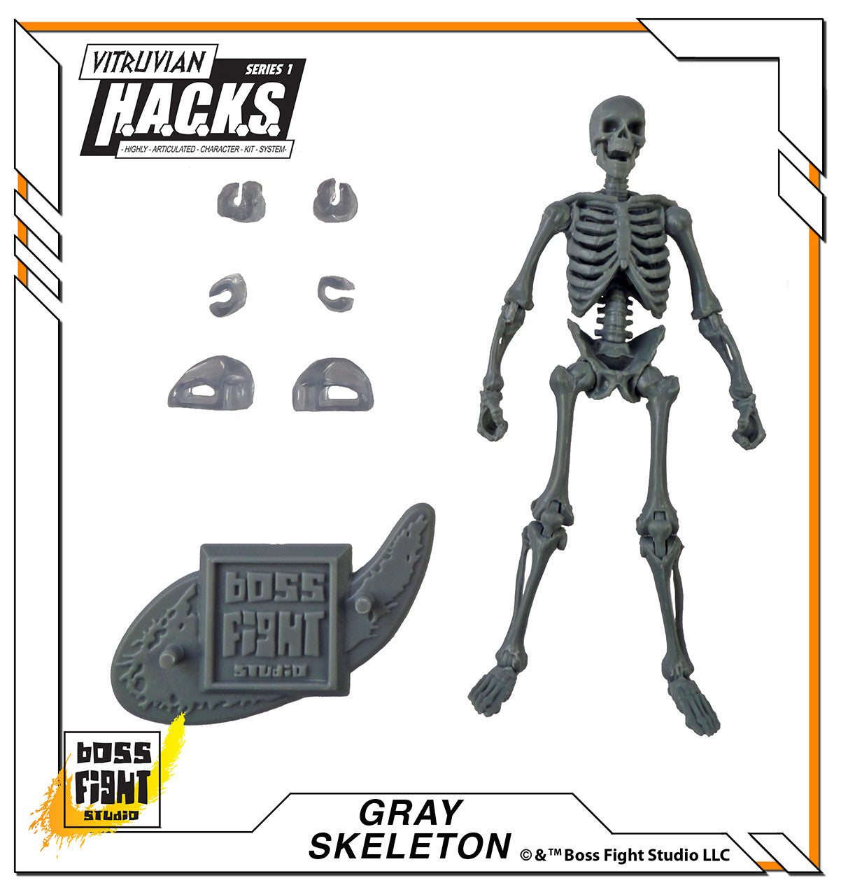 Vitruvian H.A.C.K.S. Action Figure: Skeleton Blank