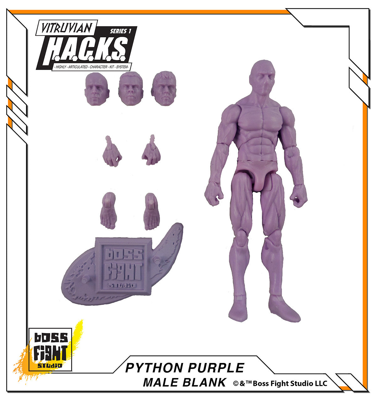 Vitruvian H.A.C.K.S. Action Figure Blank - Male Body