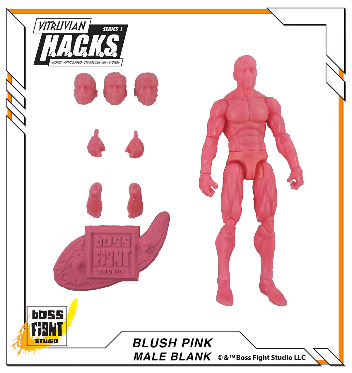 Vitruvian H.A.C.K.S. Action Figure Blank - Male Body