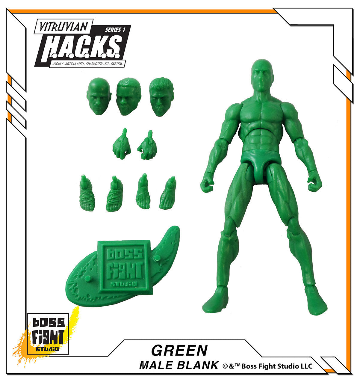 Vitruvian H.A.C.K.S. Action Figure Blank - Male Body