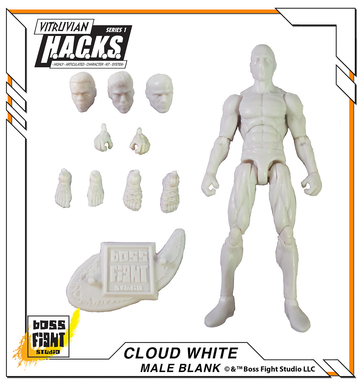 Vitruvian H.A.C.K.S. Action Figure Blank - Male Body