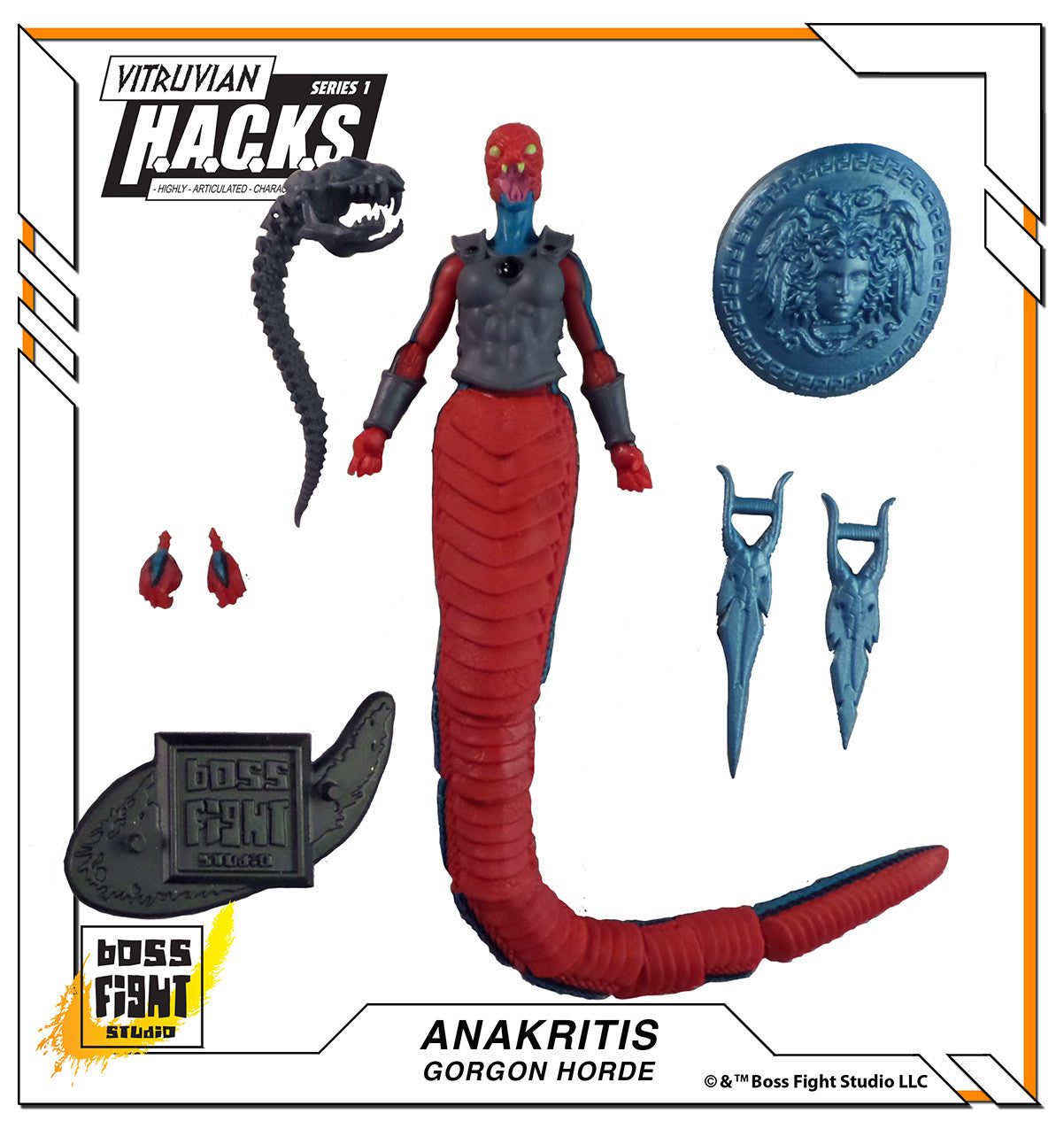 Vitruvian H.A.C.K.S. Action Figure: Anakritis Gorgon