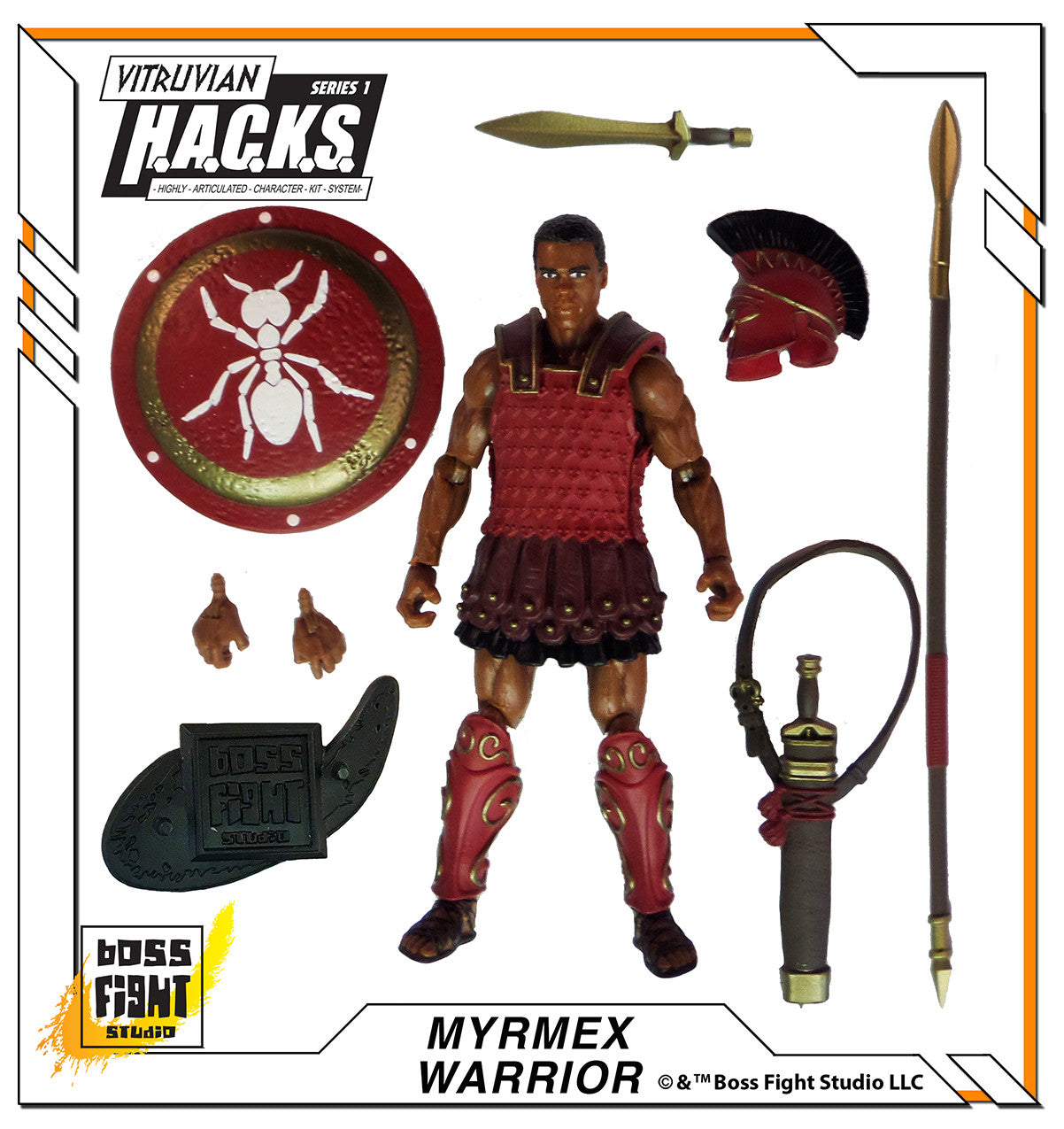 Vitruvian H.A.C.K.S. Action Figure: Myrmex Warrior