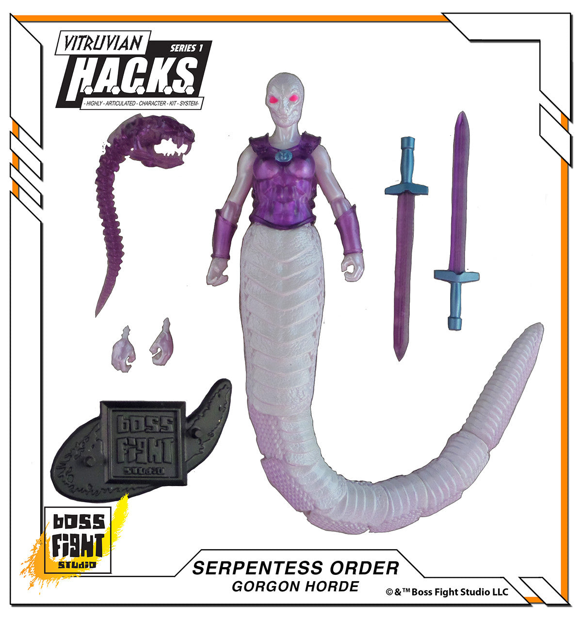 Vitruvian H.A.C.K.S. Action Figure: Serpentess Order