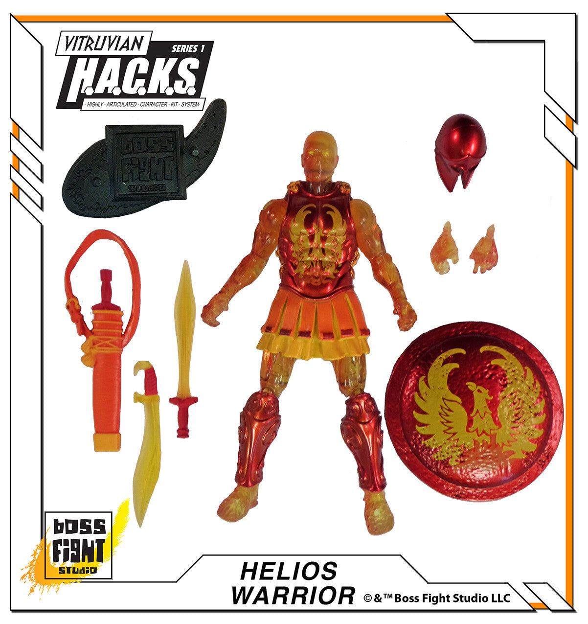 Vitruvian H.A.C.K.S. Action Figure: Helios Warrior
