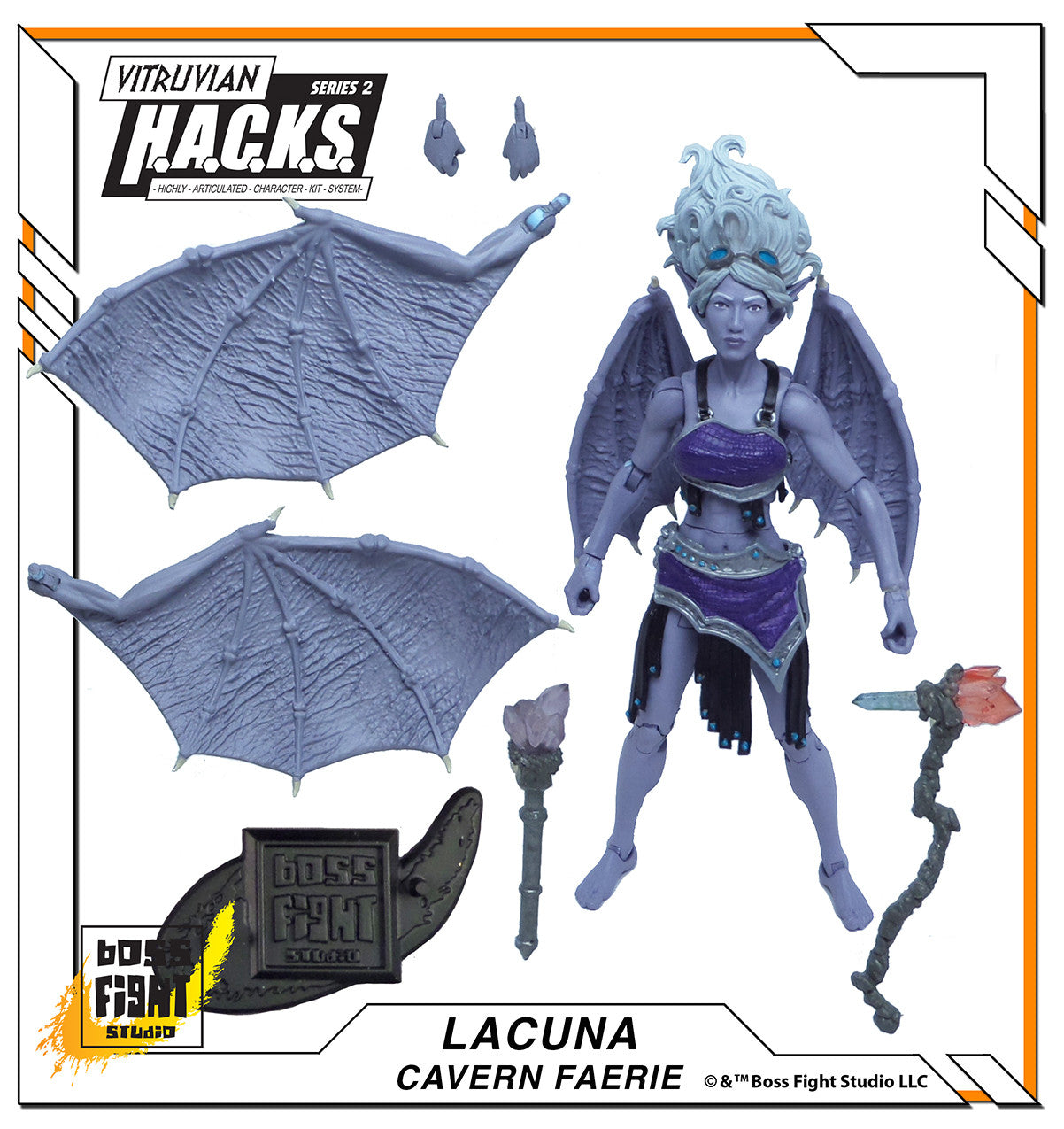 Vitruvian H.A.C.K.S. Action Figure: Lacuna - Cave Faerie