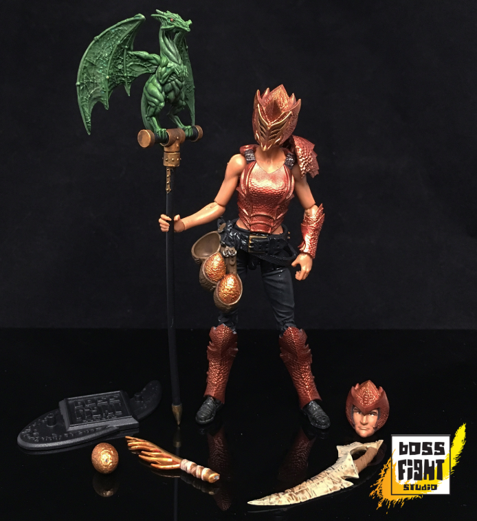 Vitruvian H.A.C.K.S. Action Figure: Ghariala - Dragon Harvester