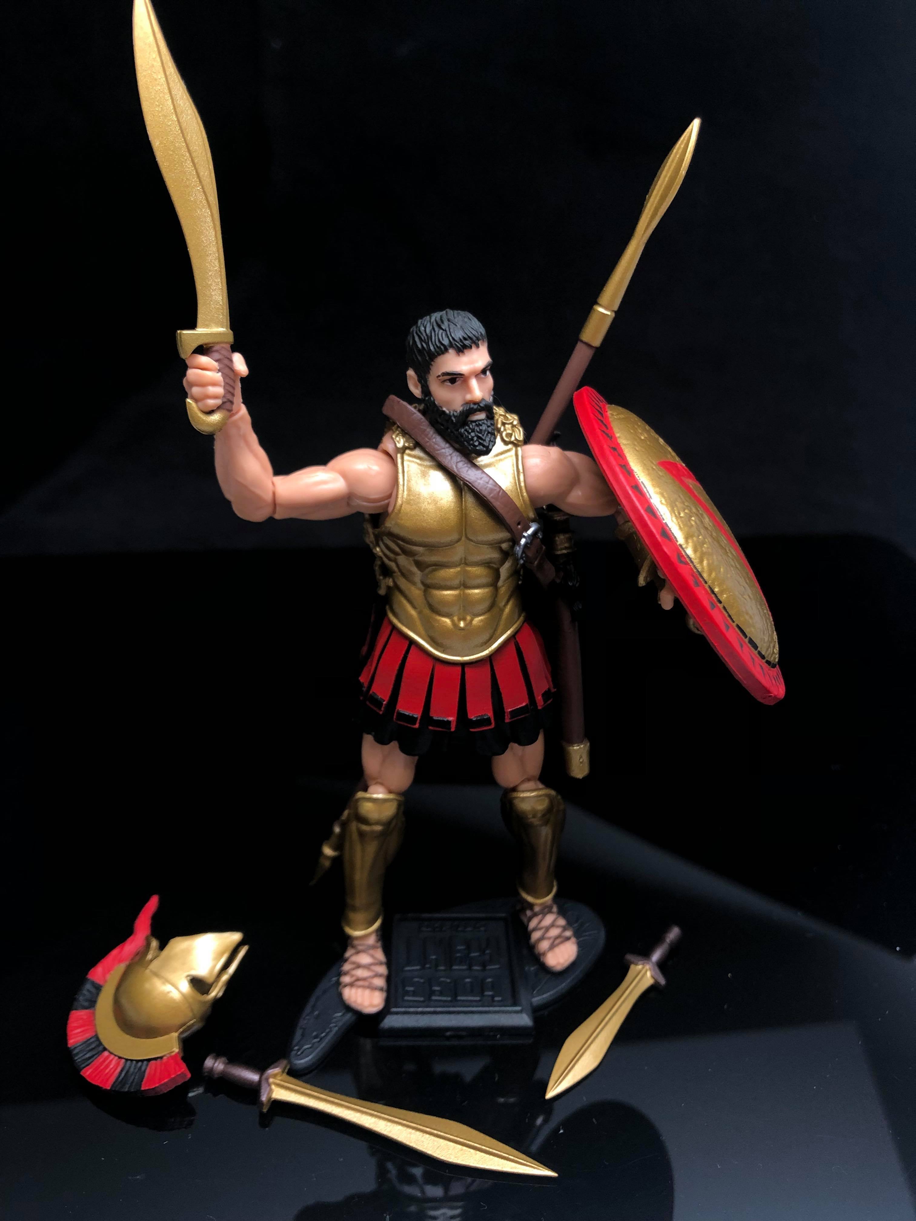 Vitruvian H.A.C.K.S. Action Figure: Leonidas V2 & Lunchbox