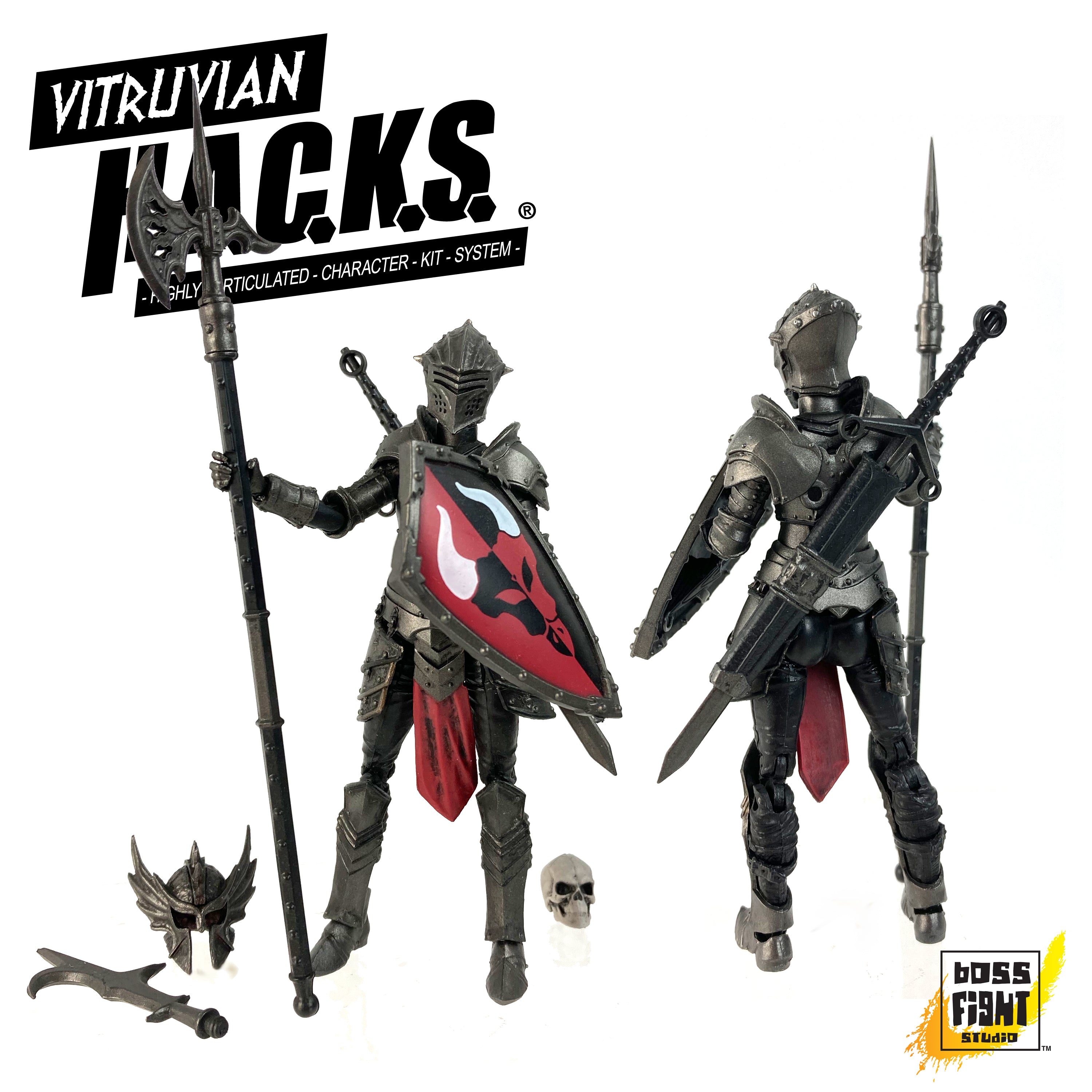 Vitruvian H.A.C.K.S. Action Figure: Female Knight of Asperity