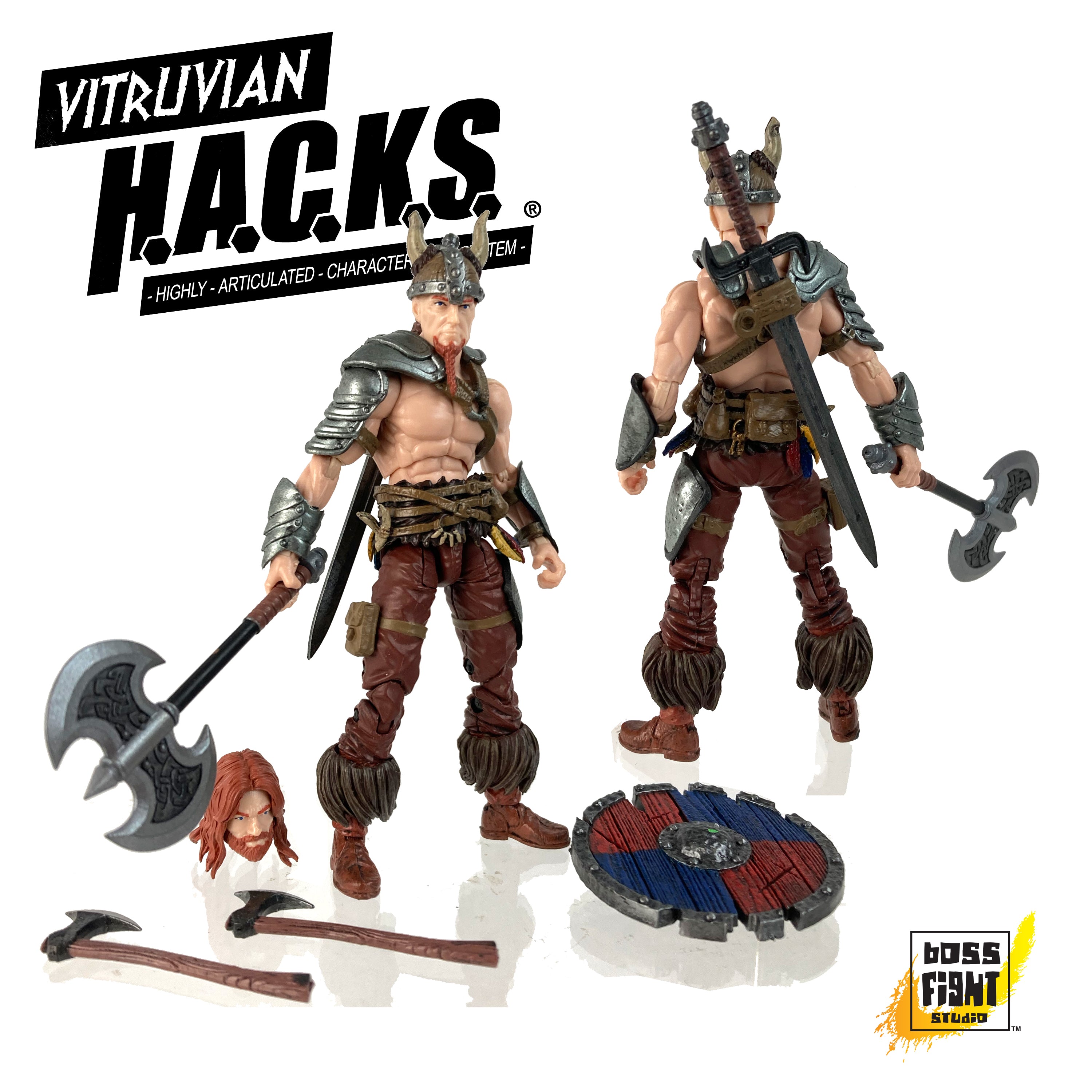Vitruvian H.A.C.K.S. Action Figure: Sigurd the Unconquerable