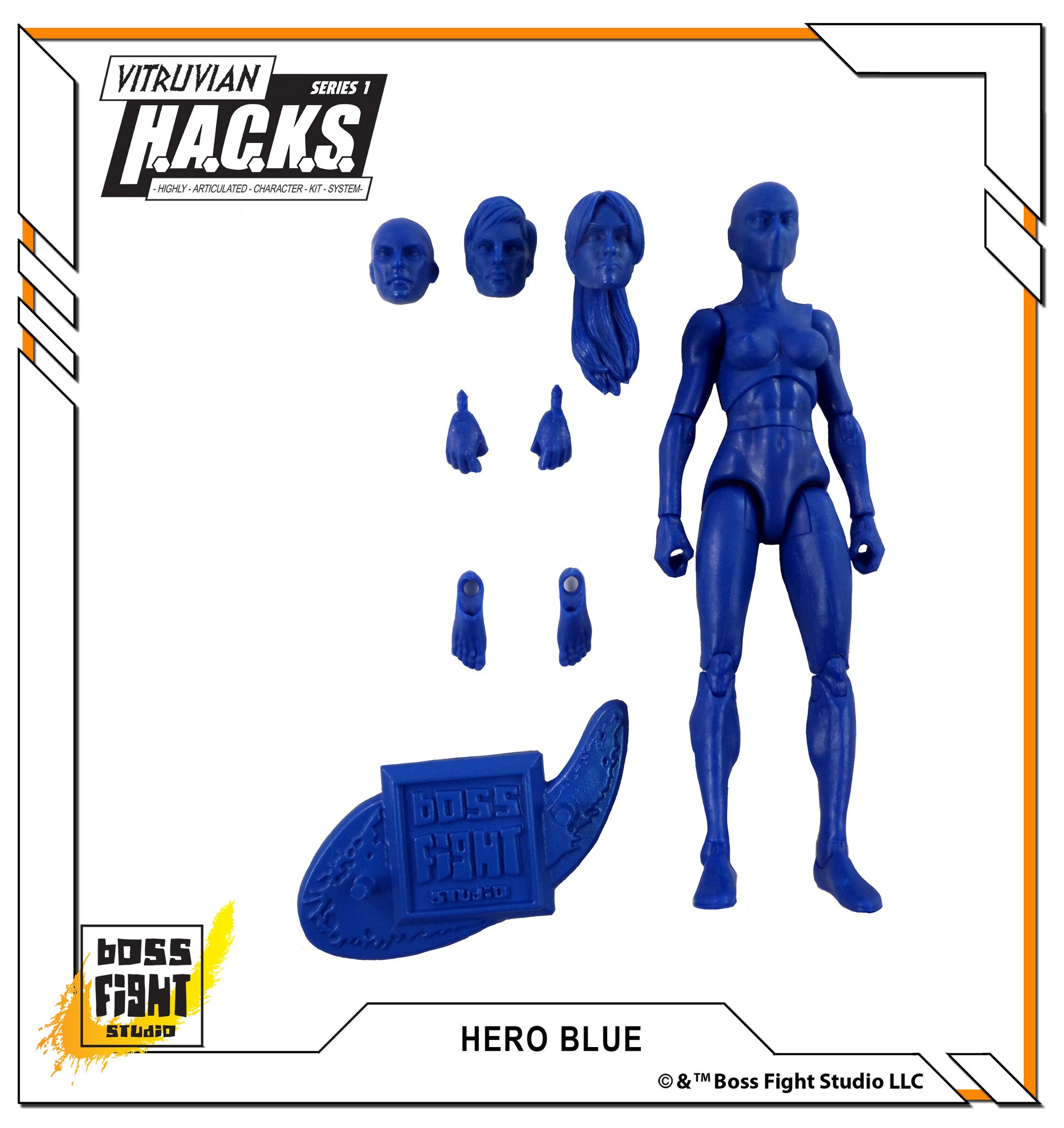Vitruvian H.A.C.K.S. Action Figure Blank - Female Body