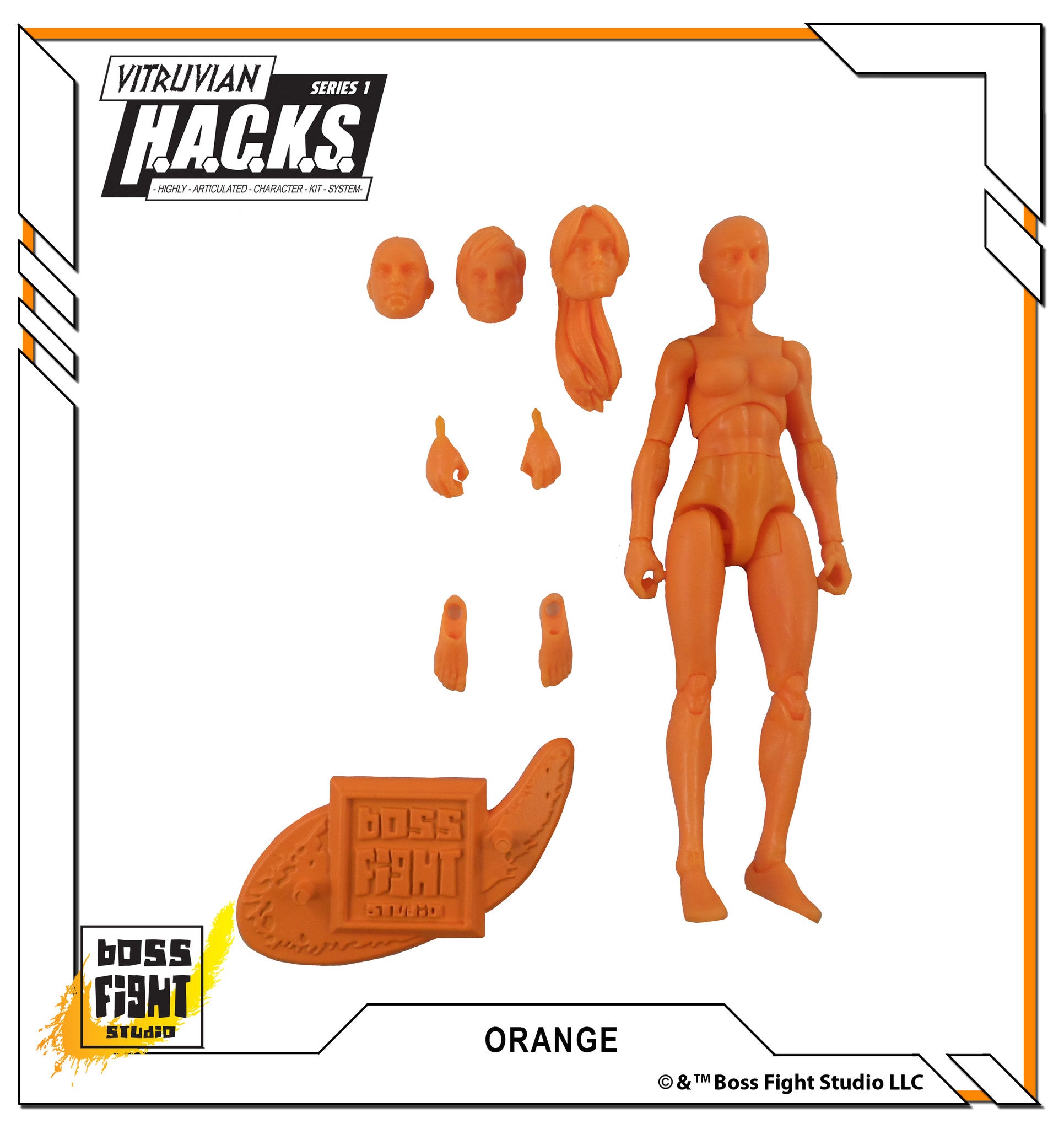 Vitruvian H.A.C.K.S. Action Figure Blank - Female Body