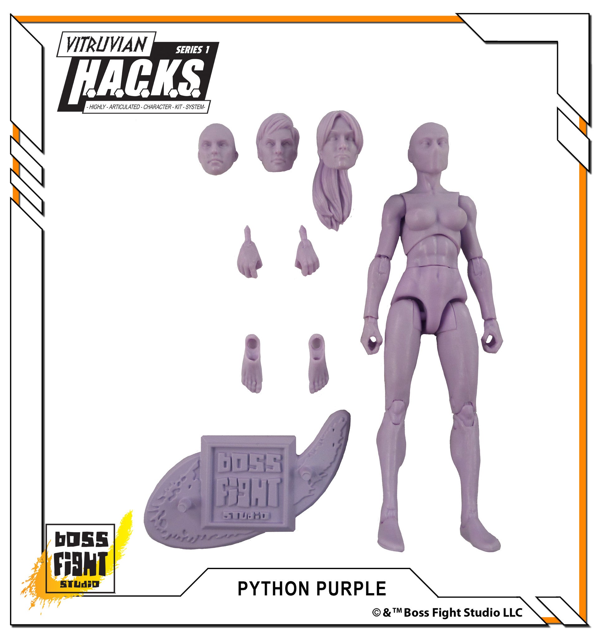 Vitruvian H.A.C.K.S. Action Figure Blank - Female Body