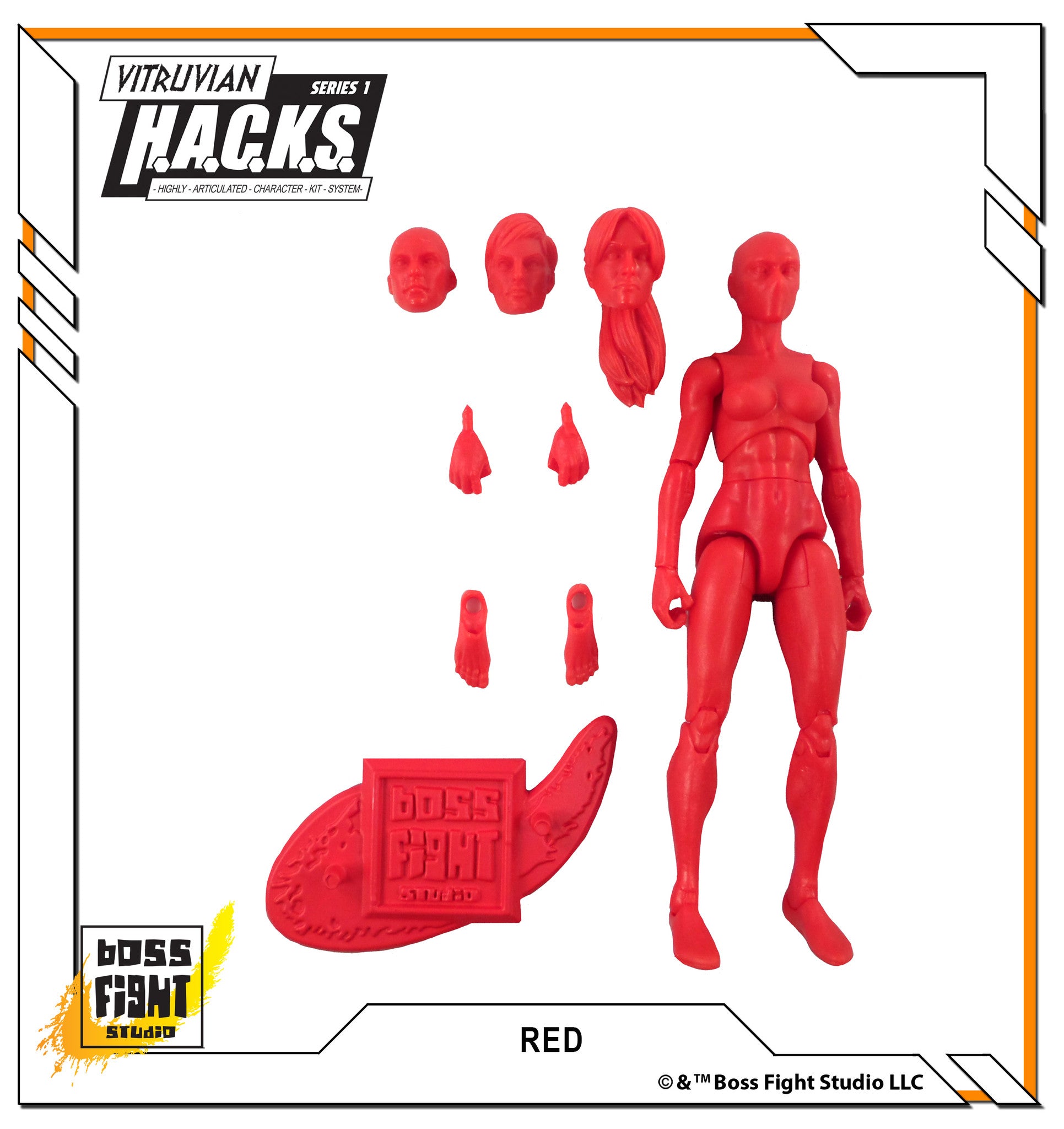 Vitruvian H.A.C.K.S. Action Figure Blank - Female Body