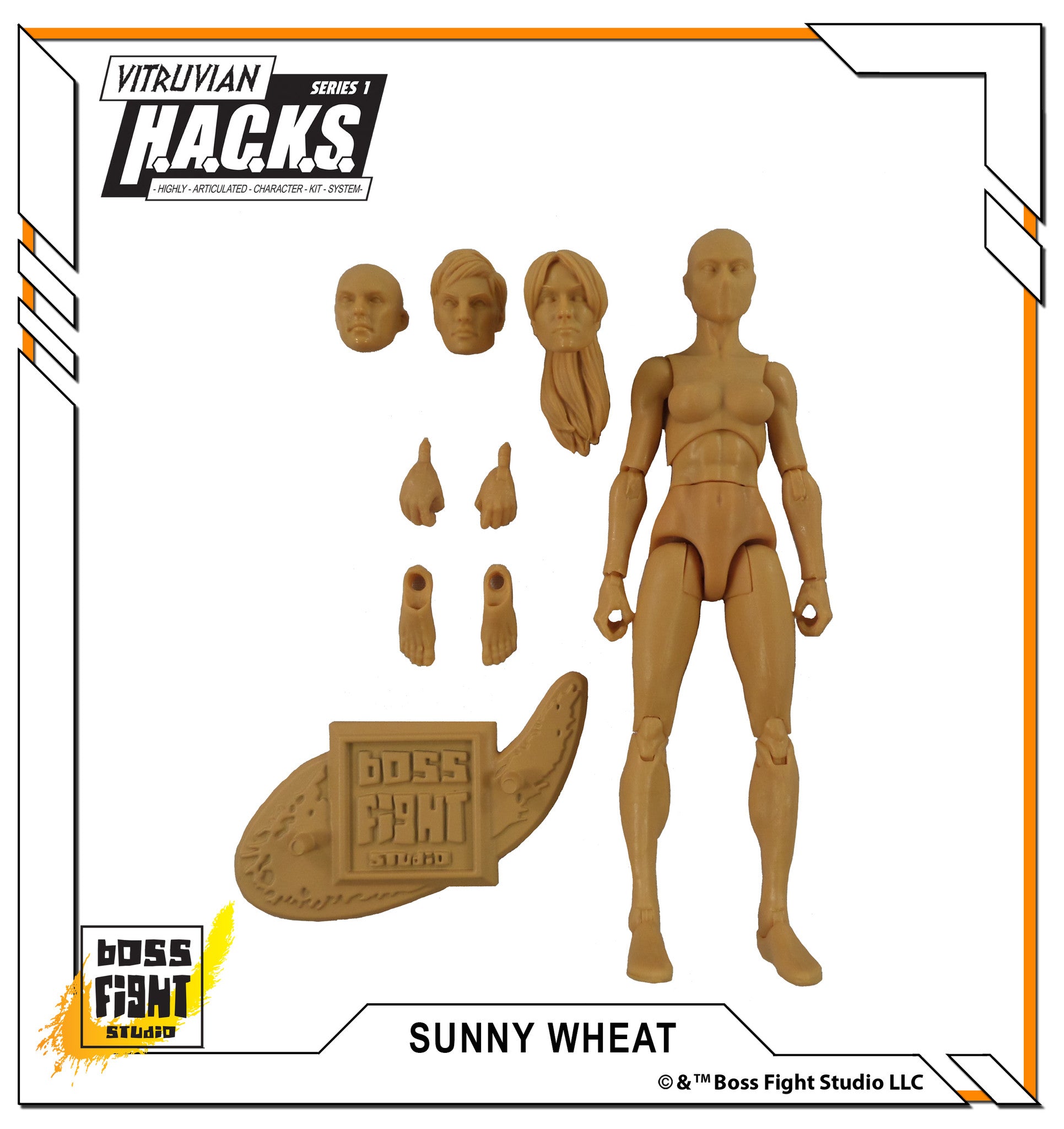 Vitruvian H.A.C.K.S. Action Figure Blank - Female Body